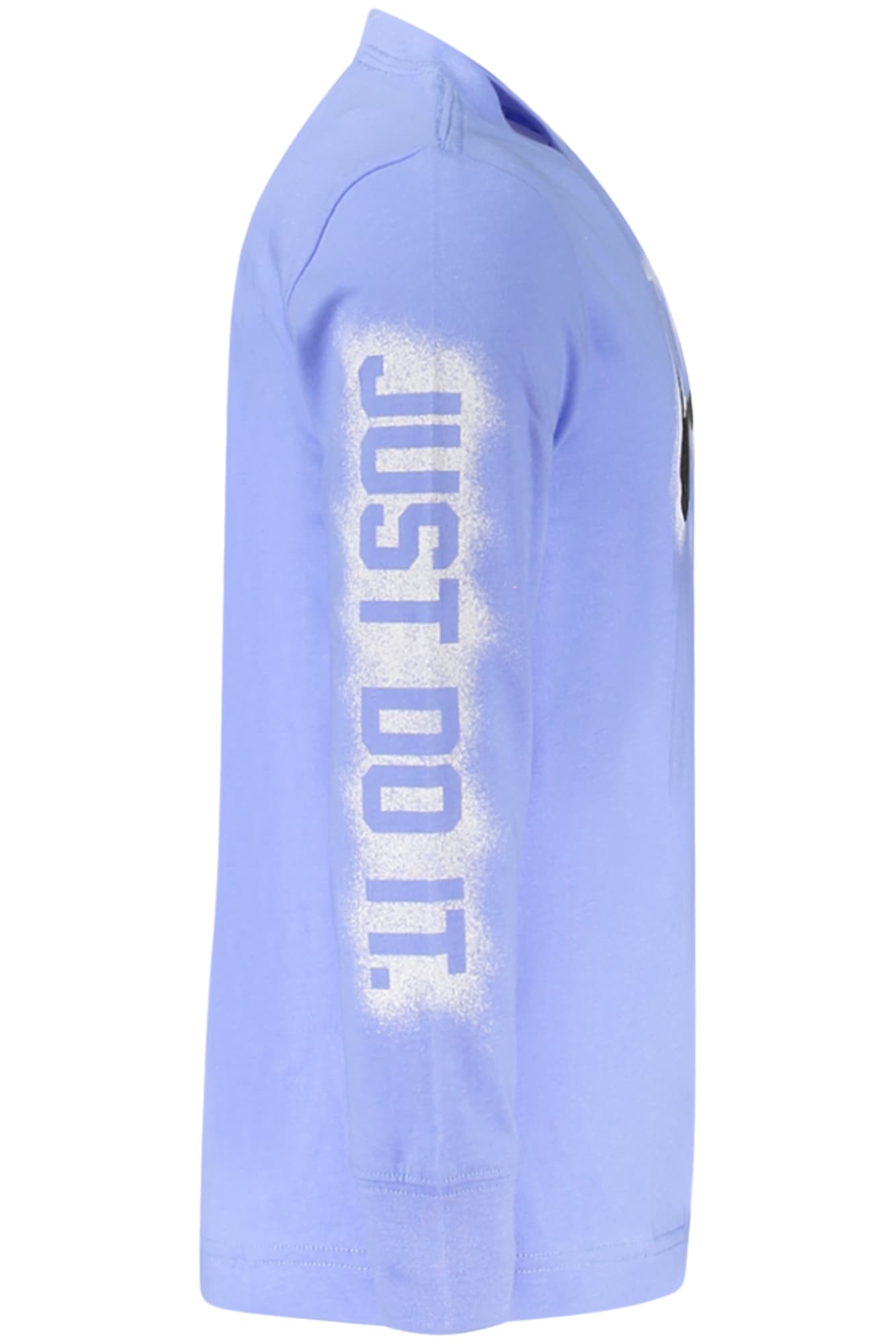 NIKE T-SHIRT MANICHE LUNGHE BAMBINO AZZURRO - Miniatura 3