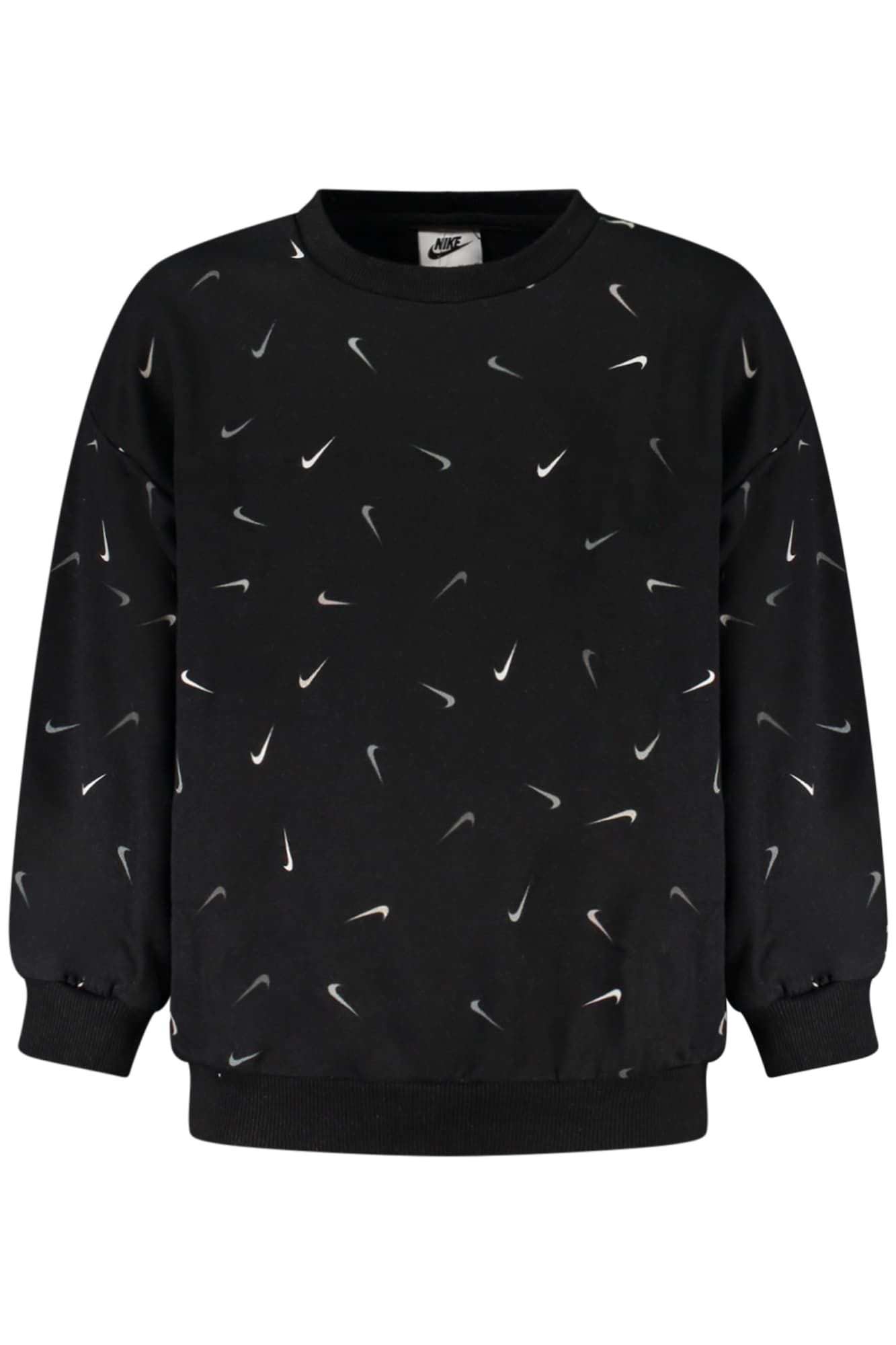 NIKE FELPA SENZA ZIP BAMBINA NERO