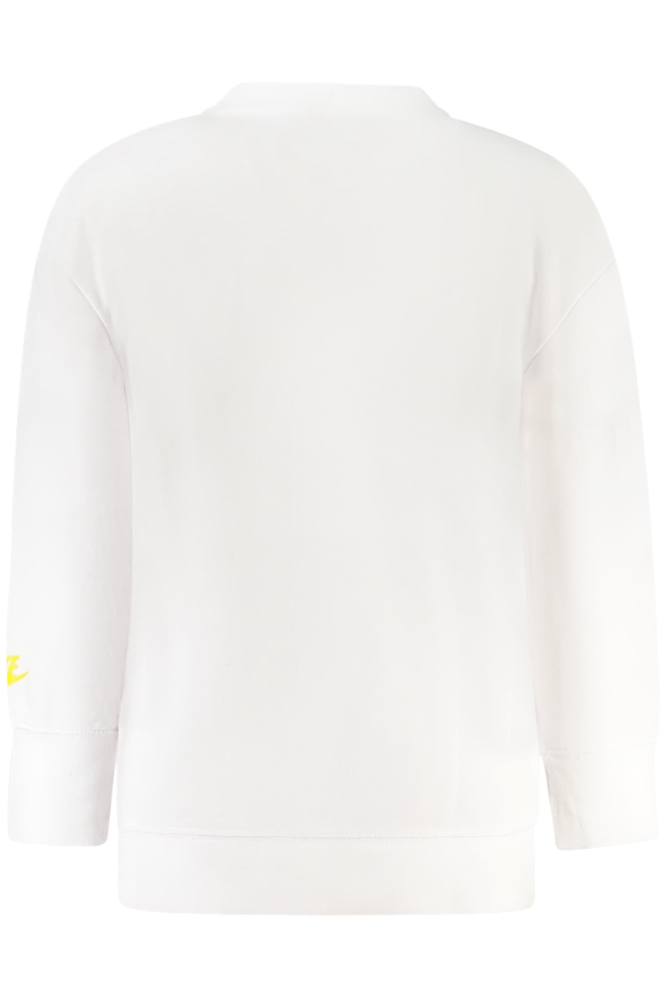 NIKE FELPA SENZA ZIP BAMBINA BIANCO - Miniatura 2