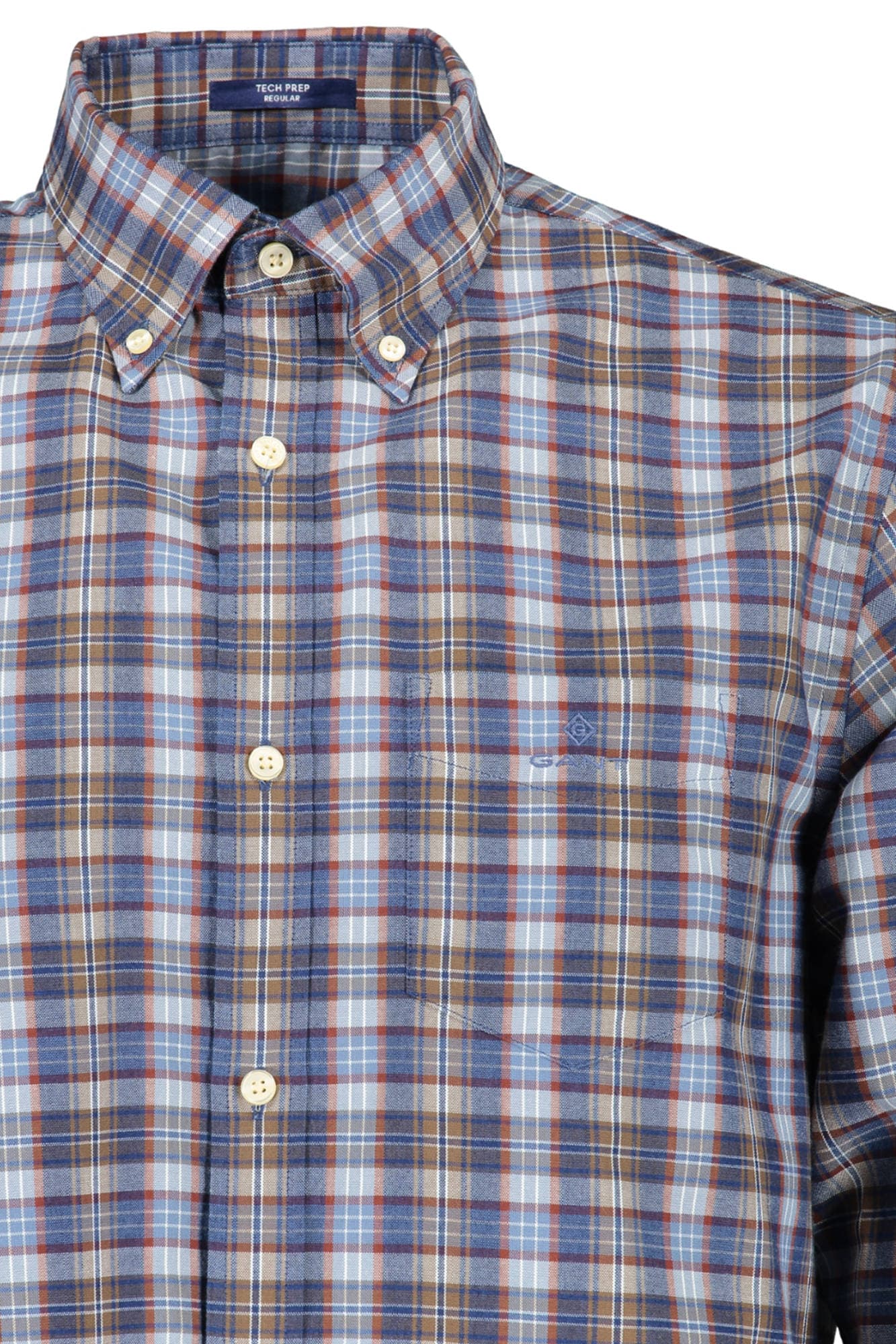 GANT CAMICIA MANICHE LUNGHE UOMO BLU - Miniatura 3