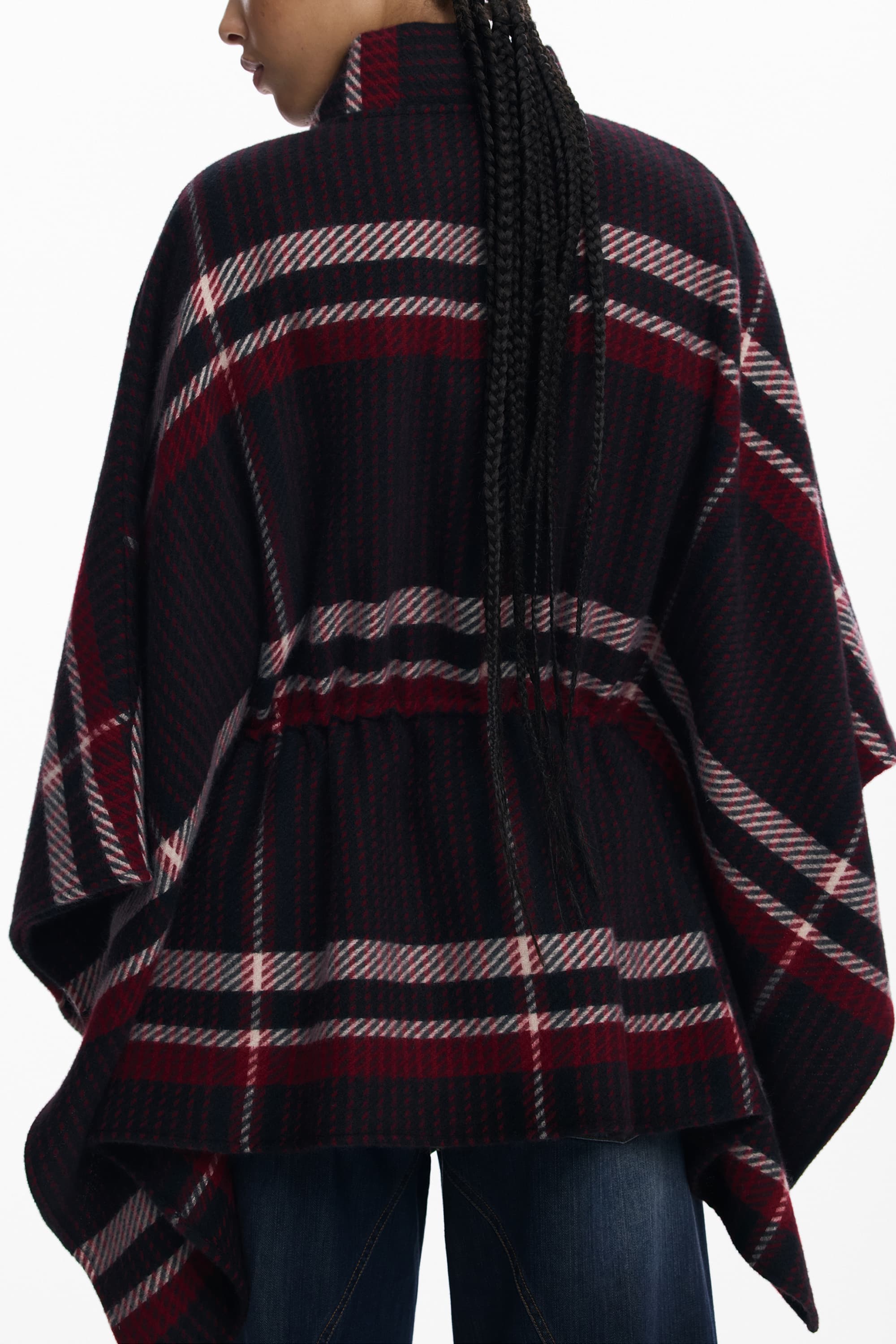 DESIGUAL PONCHO DONNA NERO - Miniatura 3