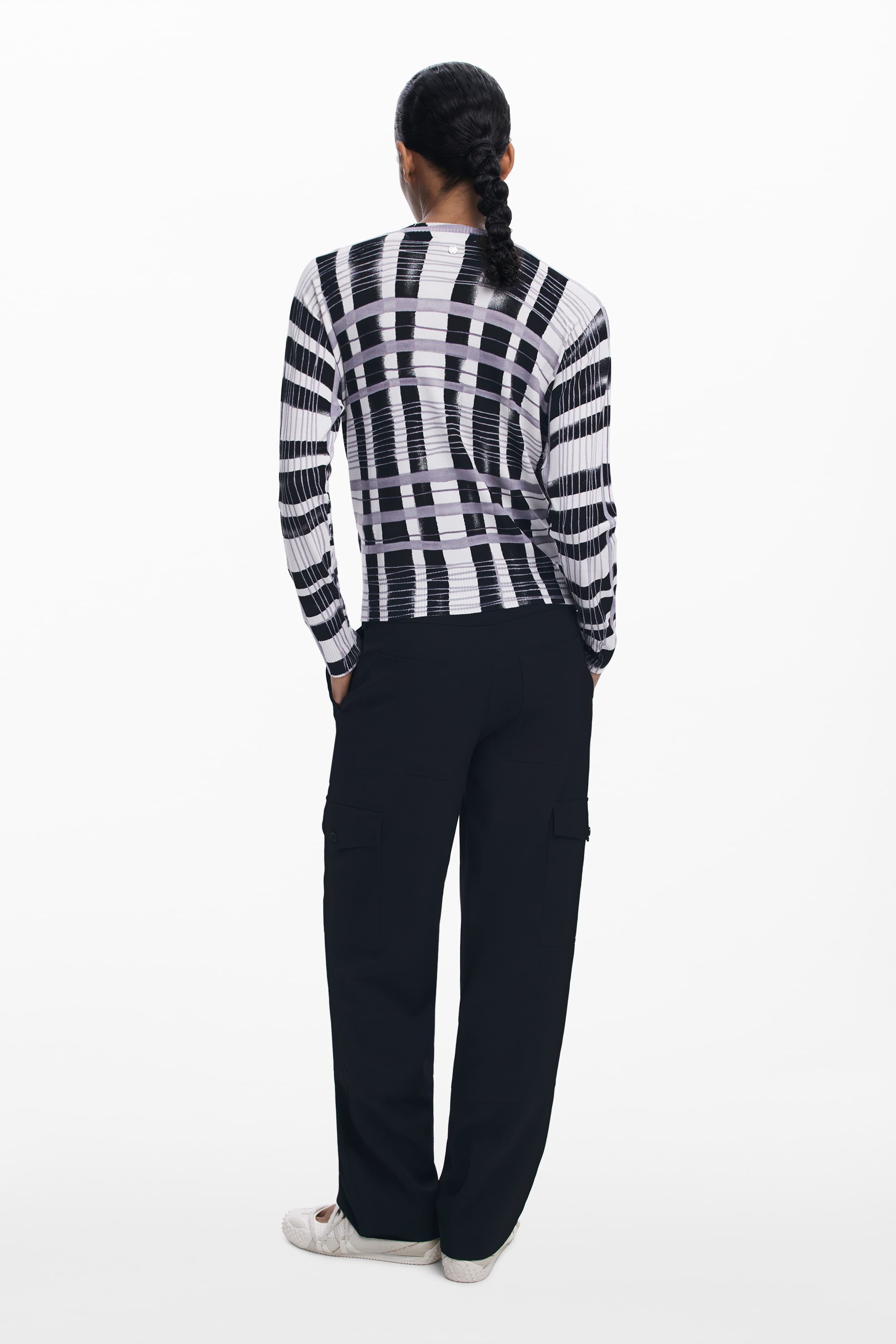 DESIGUAL MAGLIA DONNA BIANCO - Miniatura 2