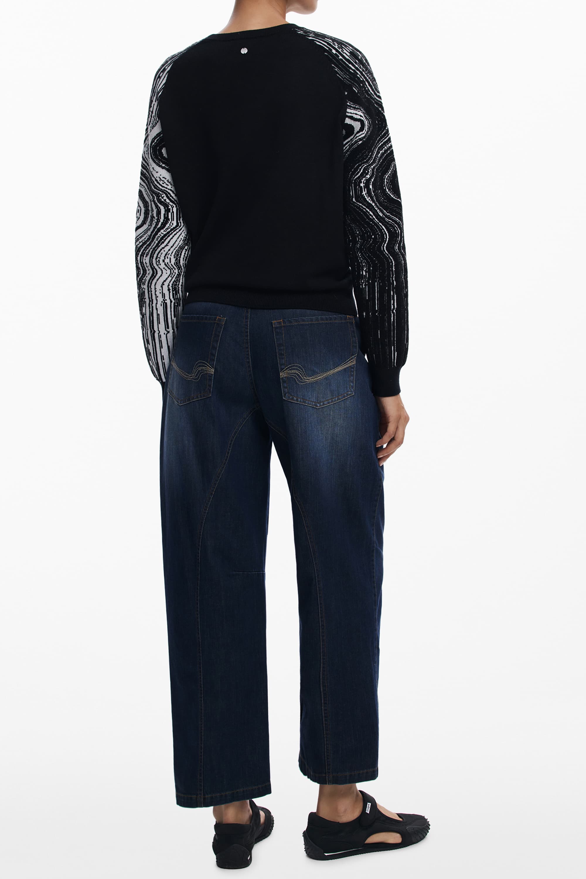 DESIGUAL MAGLIA DONNA NERO - Miniatura 2