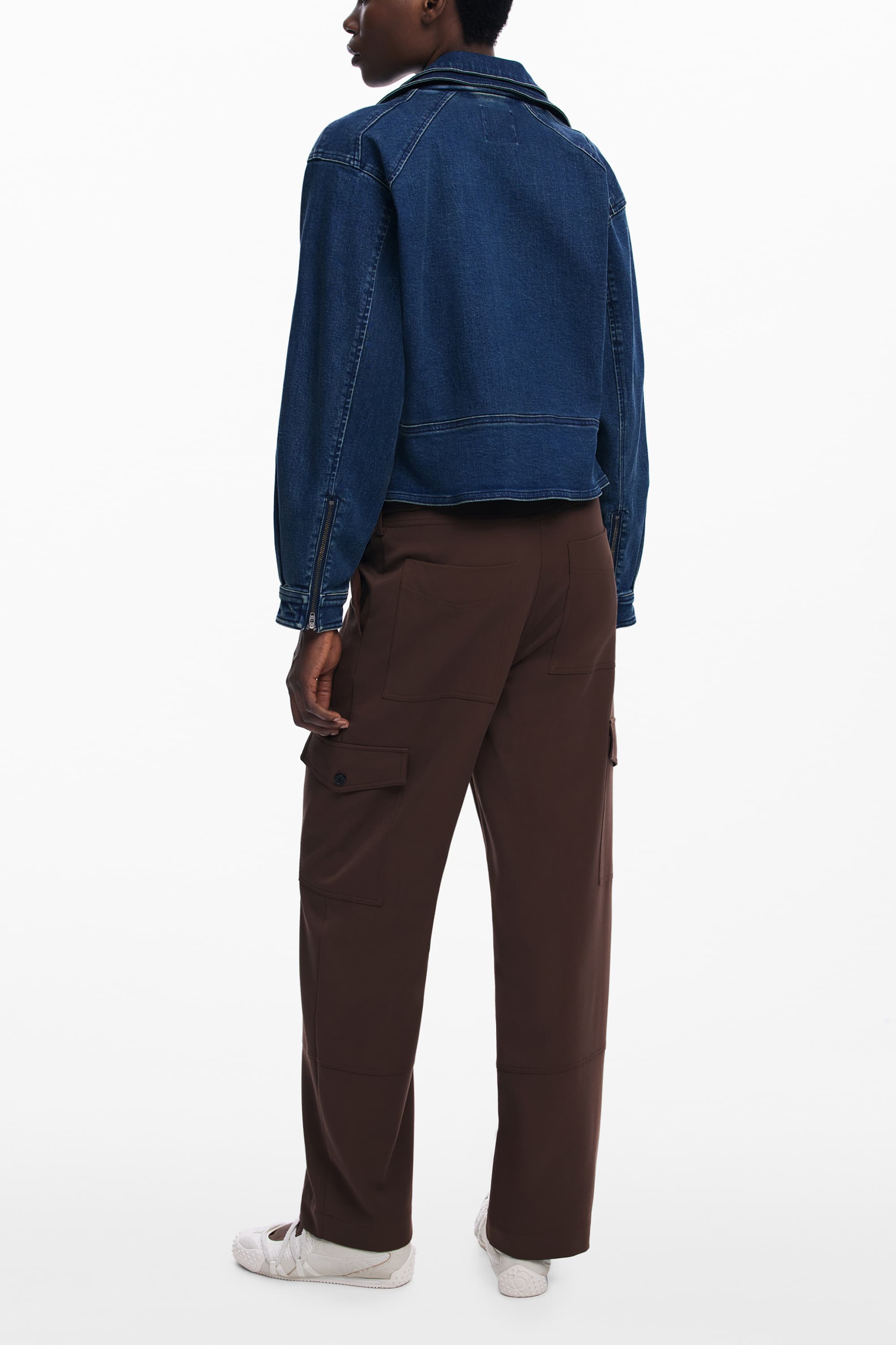 DESIGUAL PANTALONE DONNA MARRONE - Miniatura 2