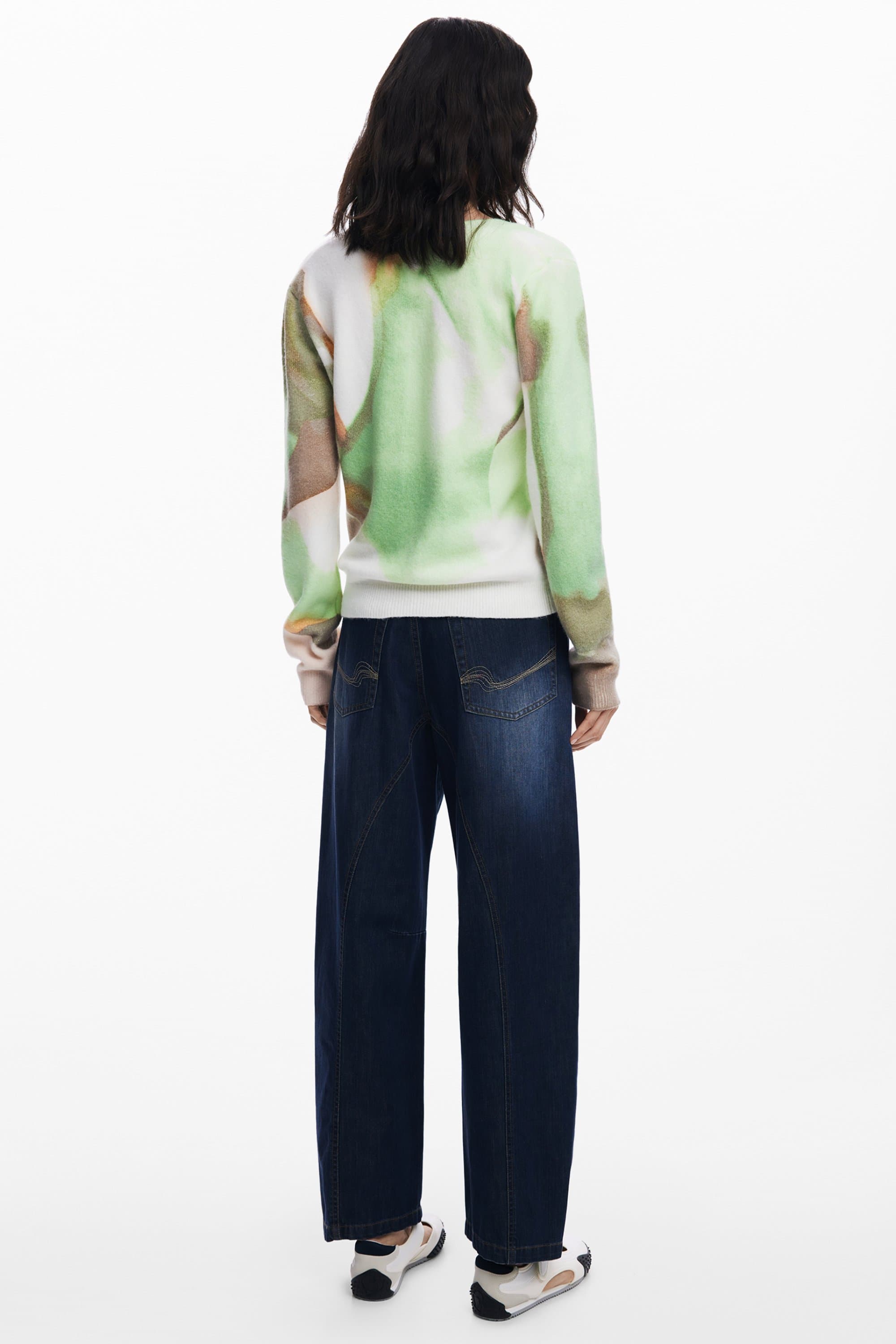 DESIGUAL MAGLIA DONNA VERDE - Miniatura 2