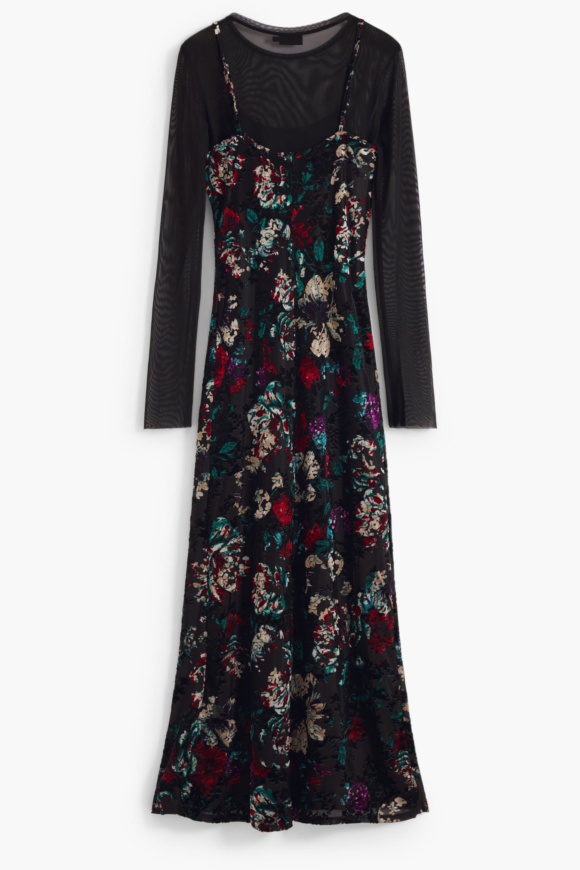 DESIGUAL ABITO LUNGO DONNA NERO - Miniatura 2