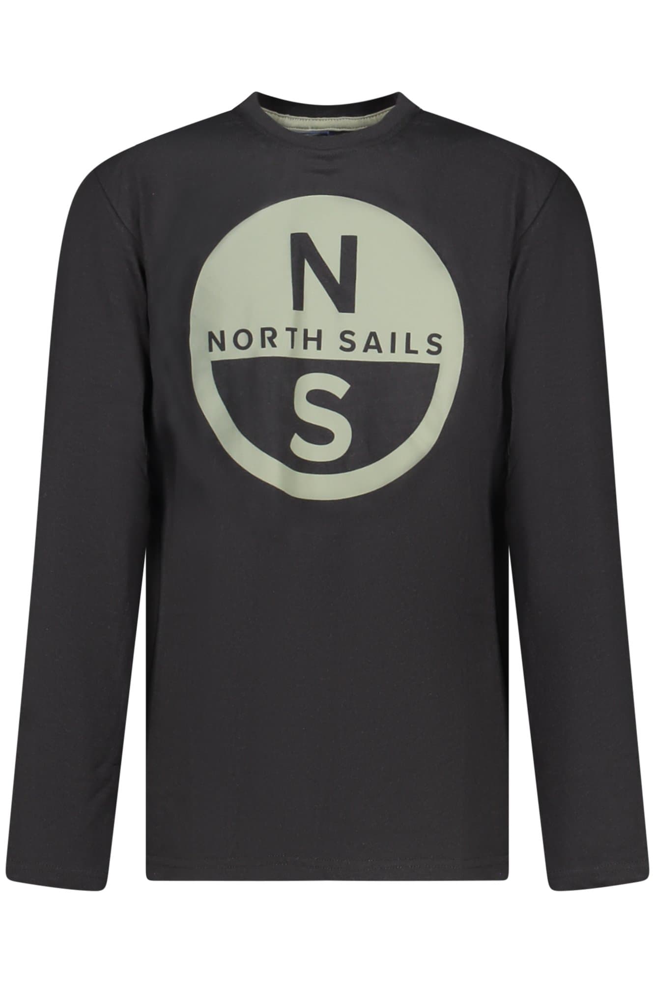 NORTH SAILS T-SHIRT MANICHE LUNGHE BAMBINO NERO