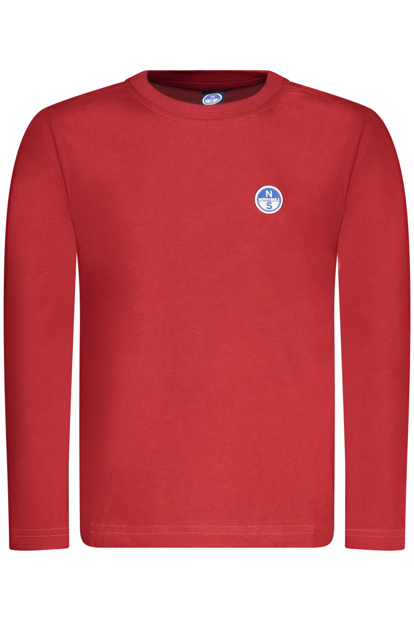 NORTH SAILS T-SHIRT MANICHE LUNGHE BAMBINO ROSSO