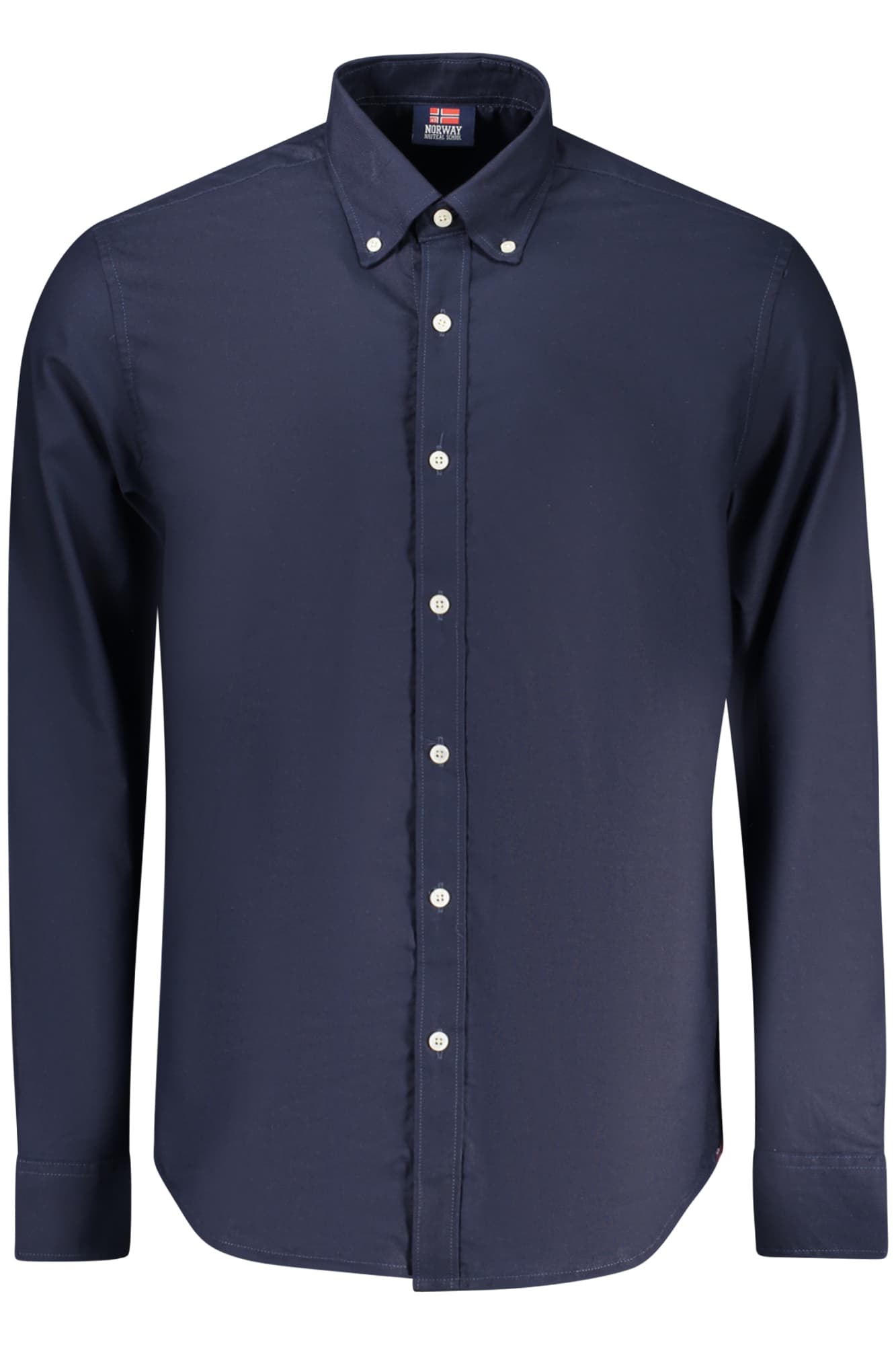 NORWAY 1963 CAMICIA MANICHE LUNGHE UOMO BLU