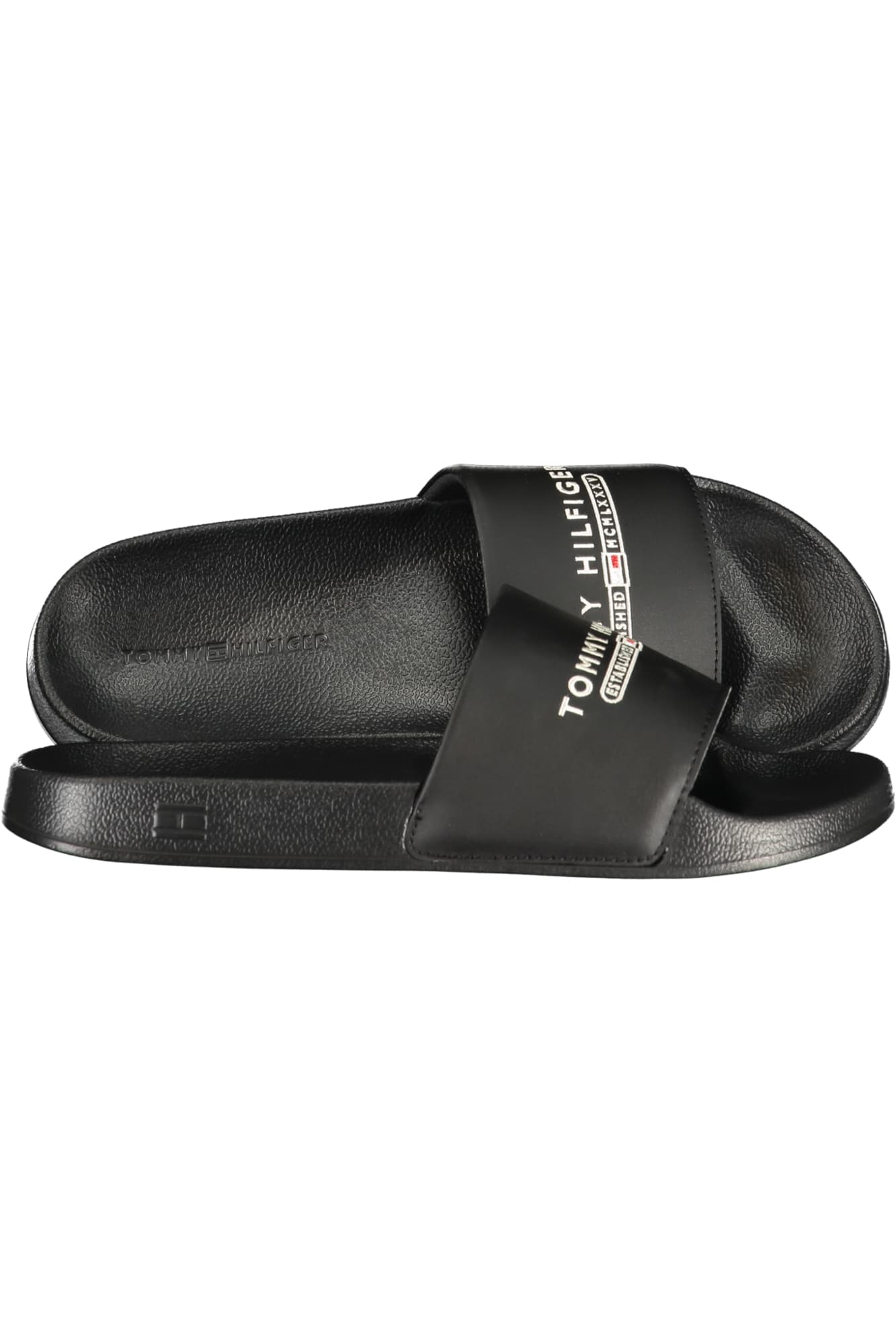 TOMMY HILFIGER CALZATURA CIABATTA UOMO NERO - Miniatura 2