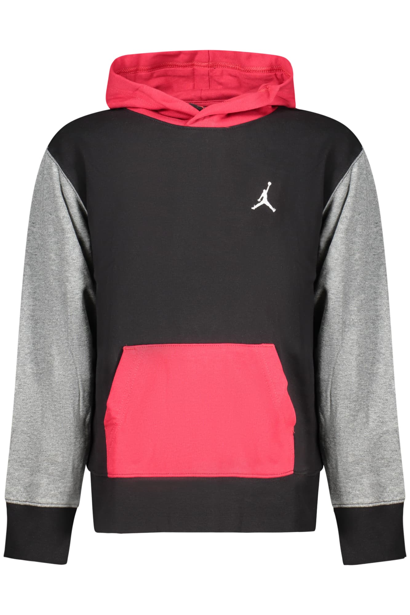 JORDAN FELPA CON ZIP BAMBINO NERO