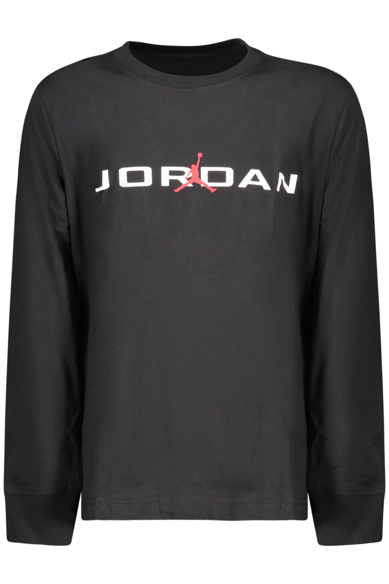 JORDAN T-SHIRT MANICHE LUNGHE BAMBINO NERO