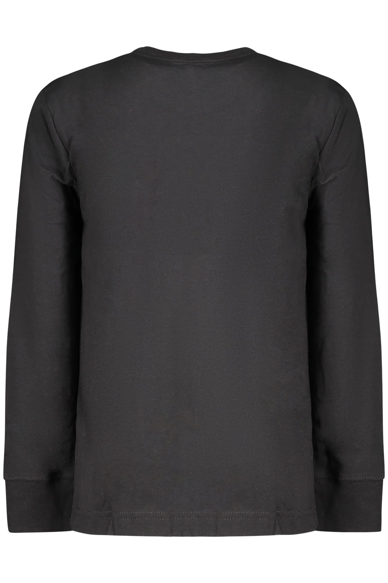 JORDAN T-SHIRT MANICHE LUNGHE BAMBINO NERO - Miniatura 2
