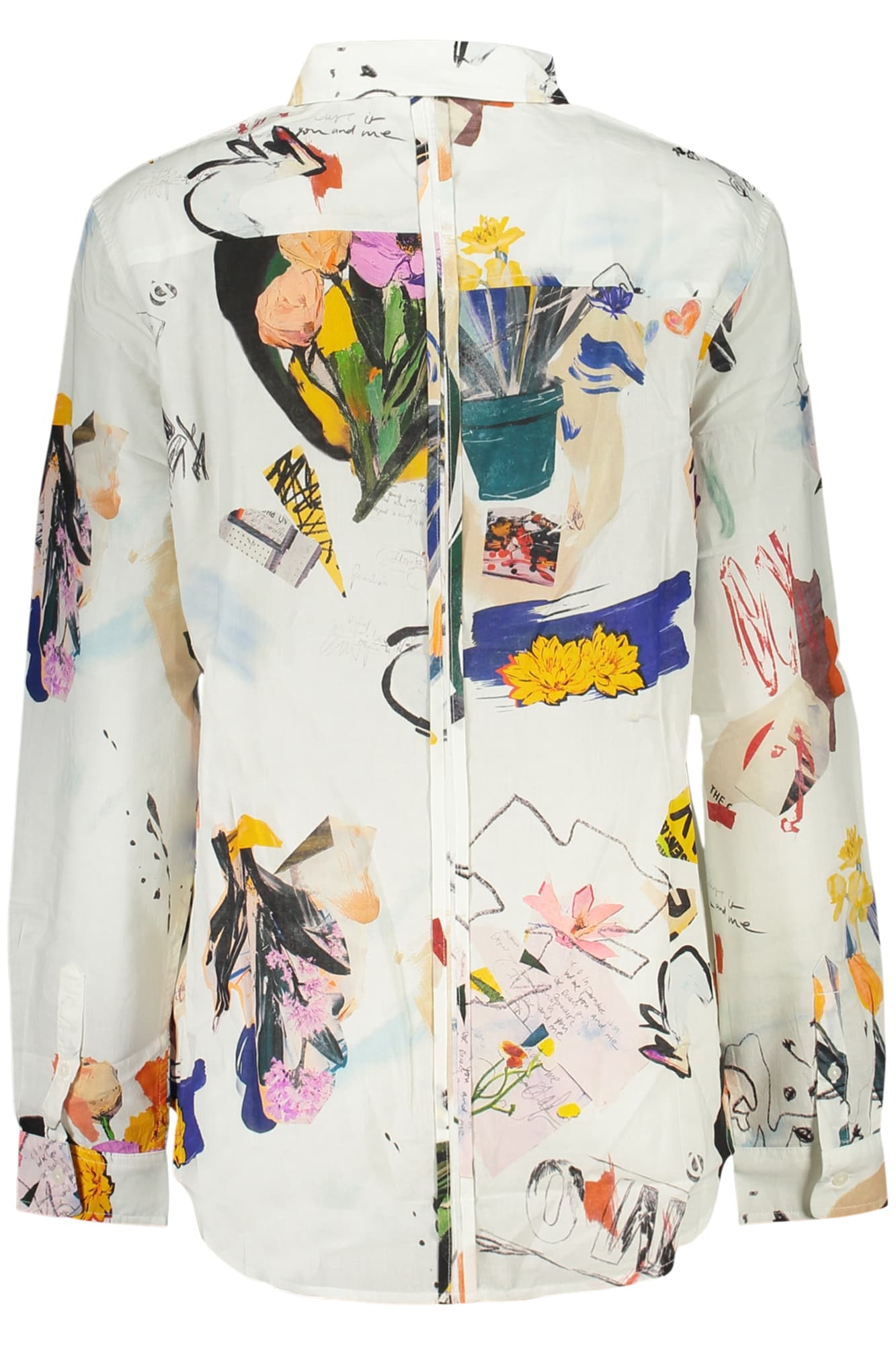 DESIGUAL CAMICIA MANICHE LUNGHE DONNA BIANCO - Miniatura 2
