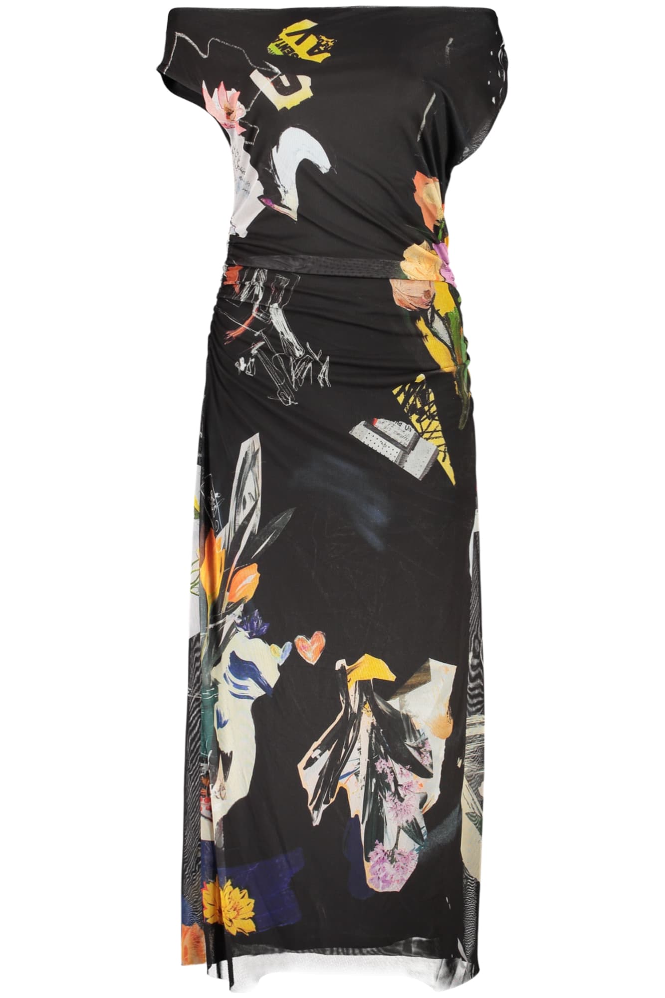 DESIGUAL ABITO LUNGO DONNA NERO