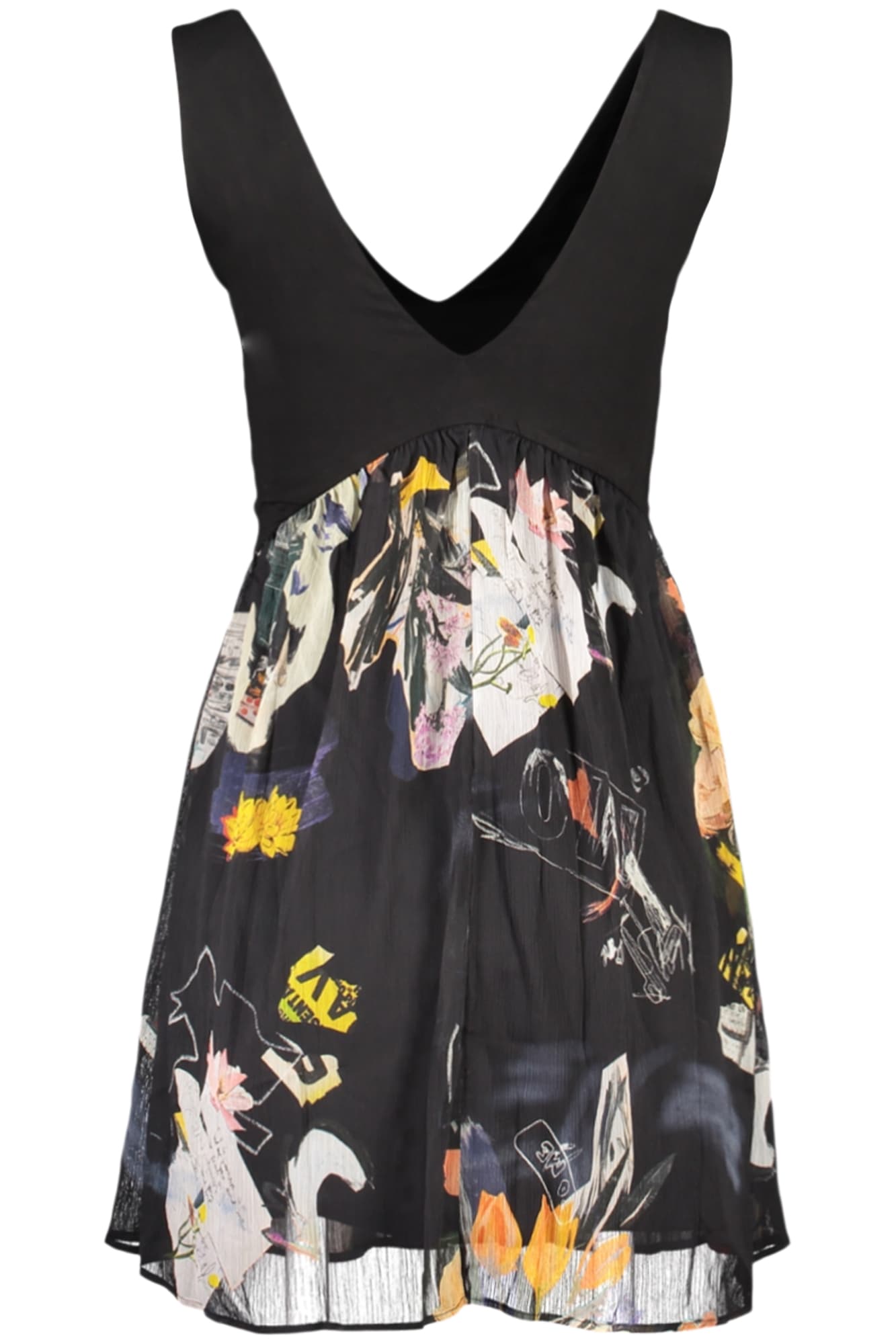 DESIGUAL ABITO CORTO DONNA NERO - Miniatura 2