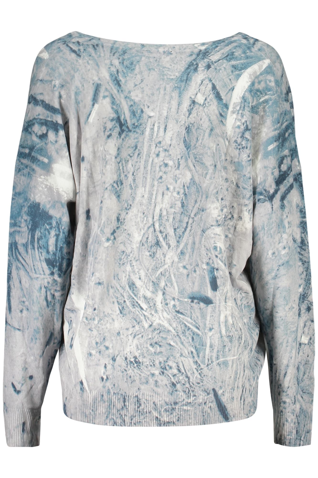 DESIGUAL MAGLIA DONNA AZZURRO - Miniatura 3