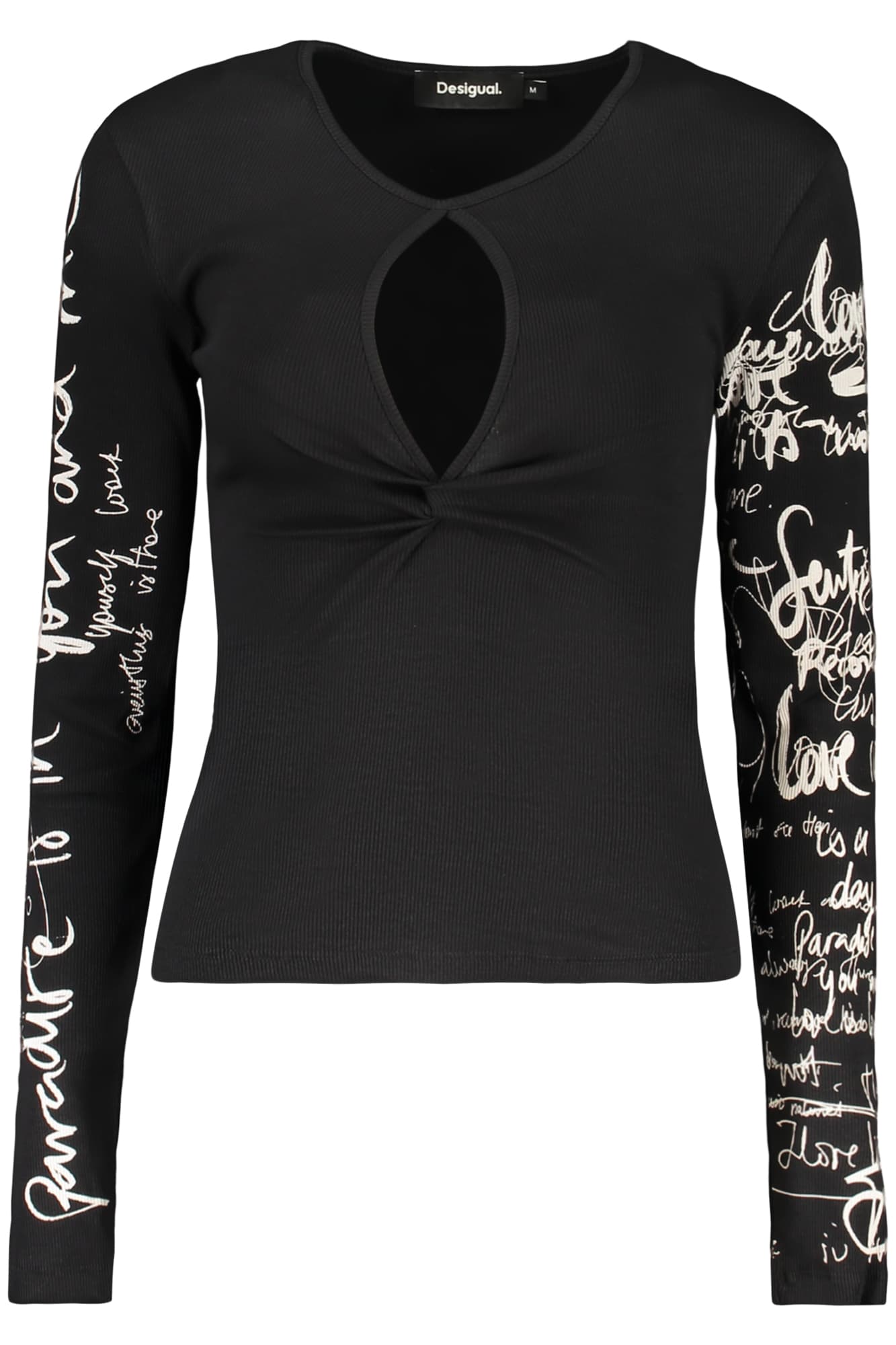 DESIGUAL MAGLIA DONNA NERO