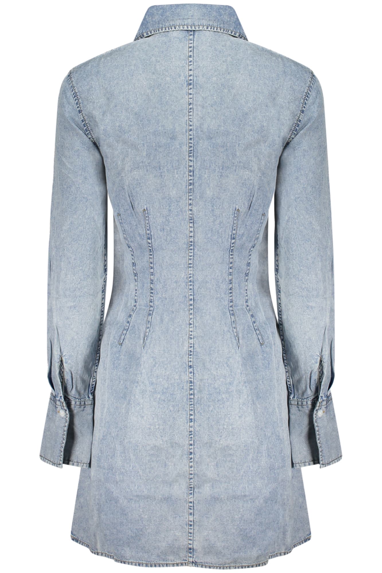 DESIGUAL ABITO CORTO DONNA AZZURRO - Miniatura 3