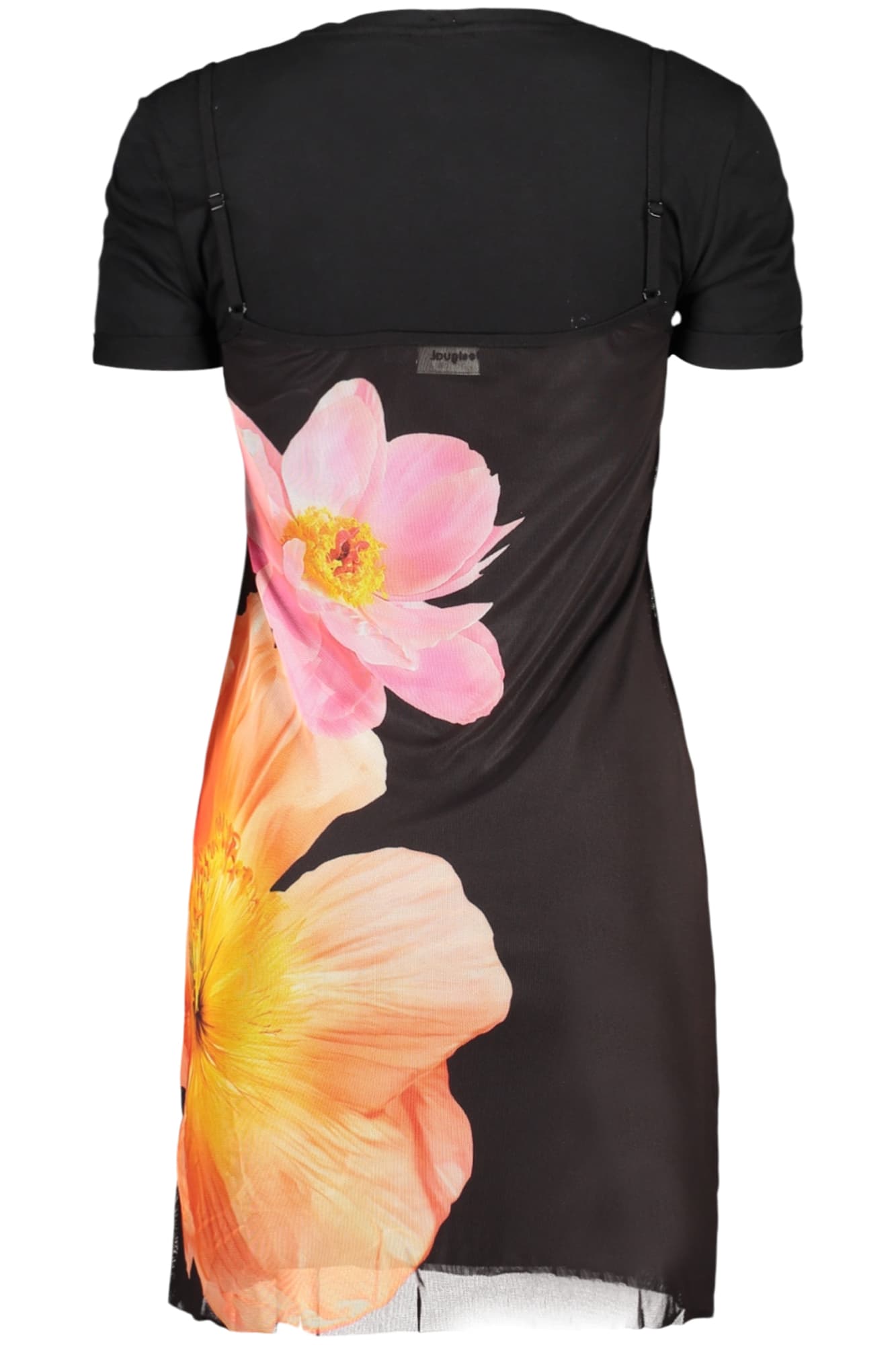 DESIGUAL ABITO CORTO DONNA NERO - Miniatura 2