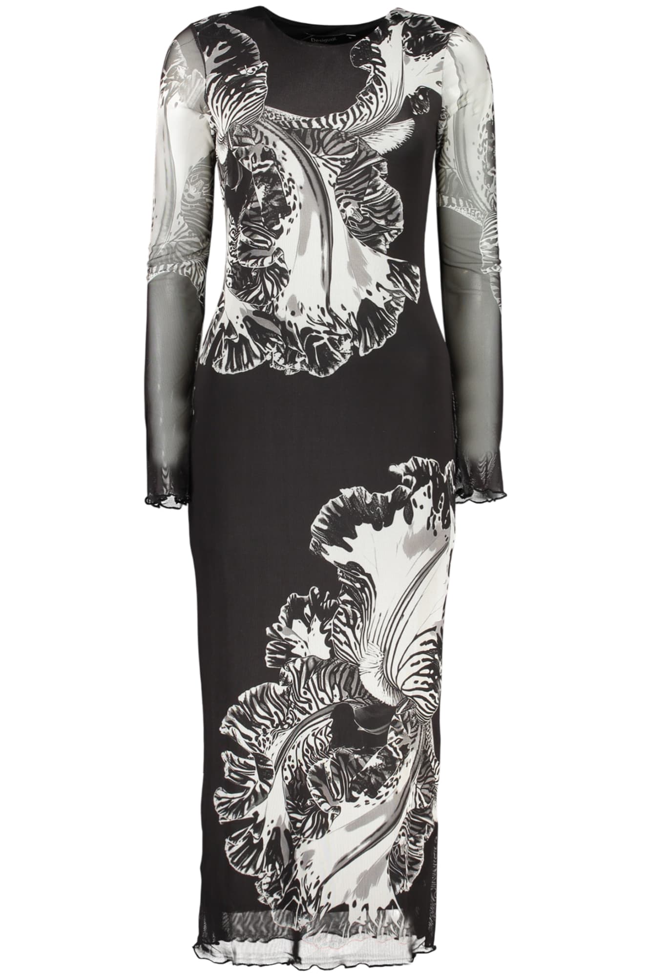 DESIGUAL ABITO LUNGO DONNA NERO