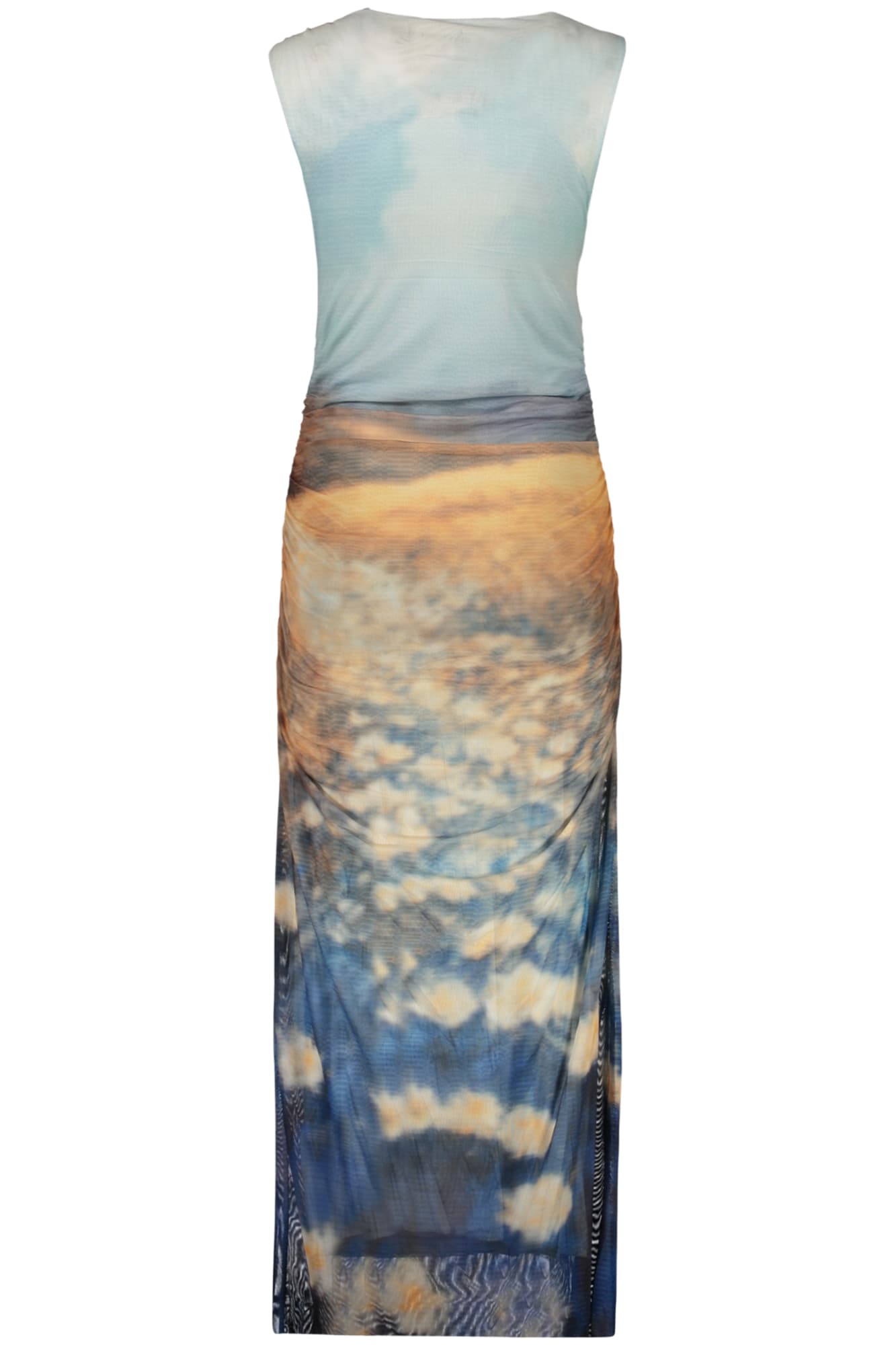 DESIGUAL ABITO LUNGO DONNA AZZURRO - Miniatura 2