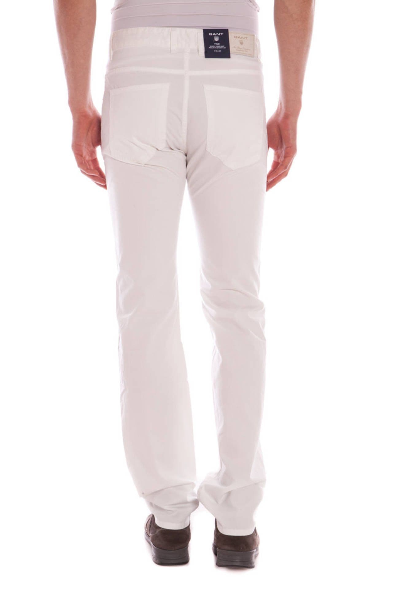GANT PANTALONE UOMO BIANCO - Miniatura 2