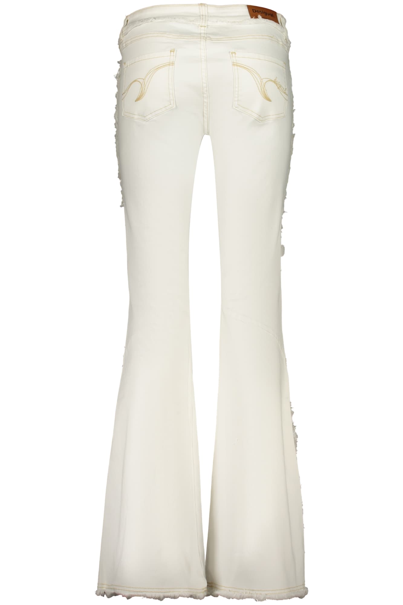 DESIGUAL JEANS DENIM DONNA BIANCO - Miniatura 2