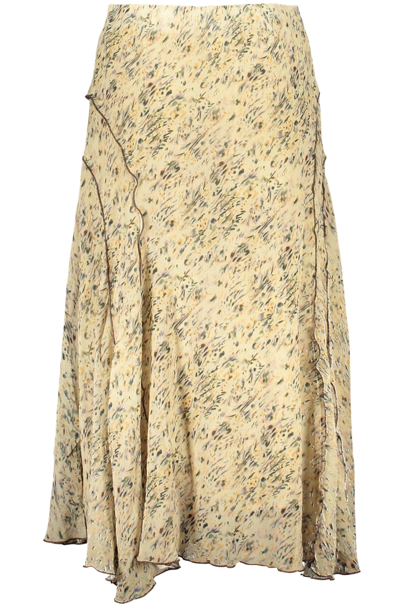 DESIGUAL GONNA LUNGA DONNA BEIGE - Miniatura 2