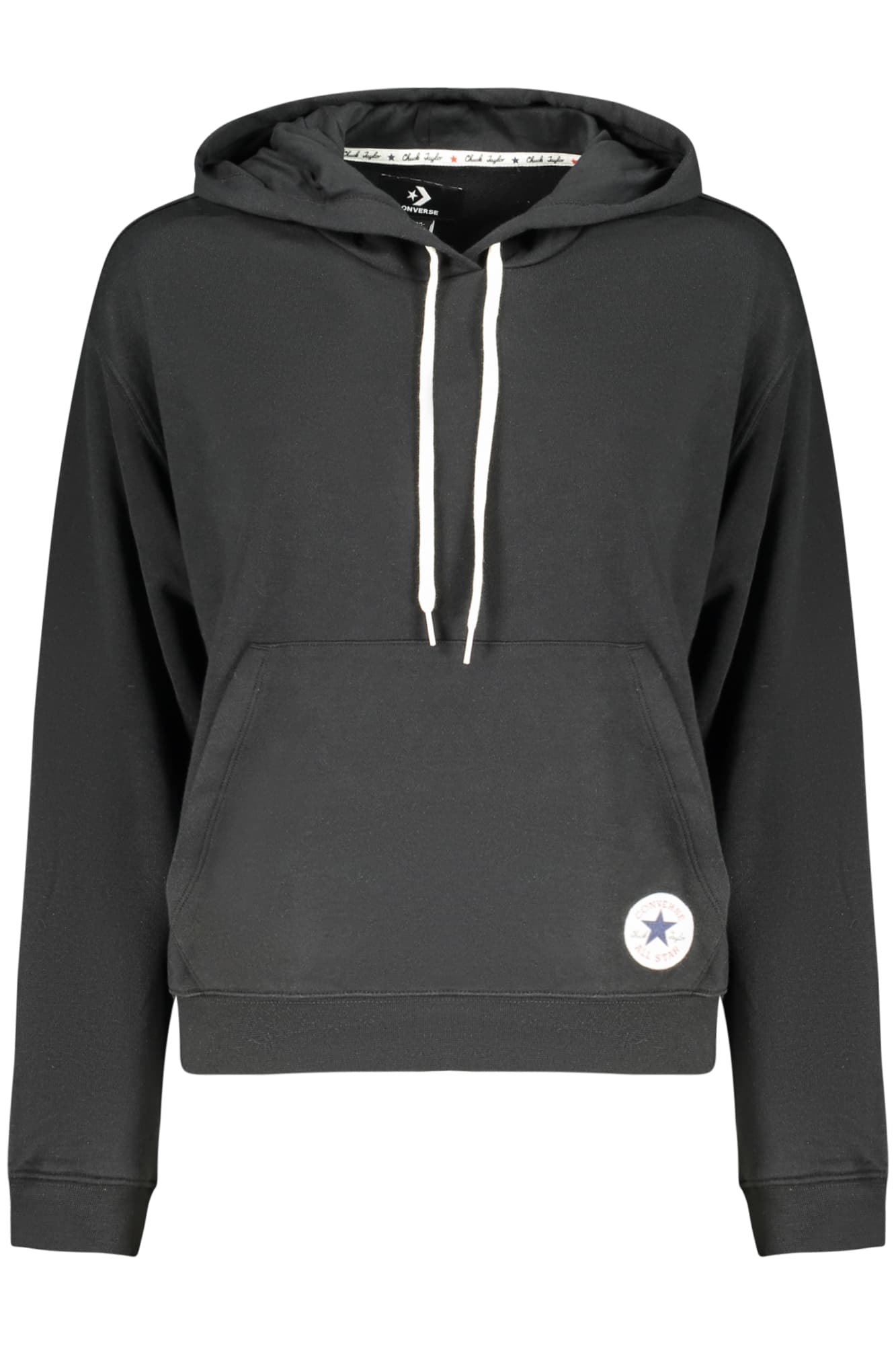 CONVERSE FELPA SENZA ZIP DONNA NERO
