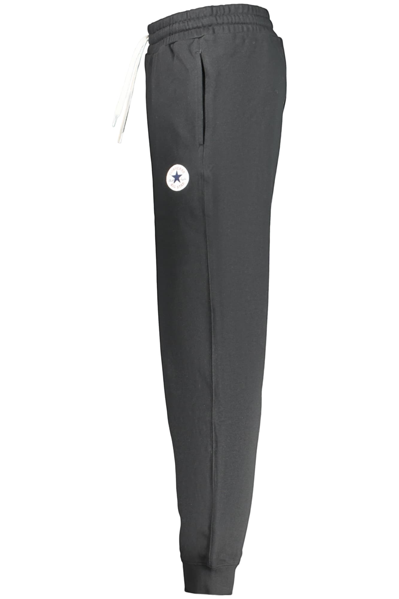 CONVERSE PANTALONE TUTA LUNGO UOMO NERO - Miniatura 3