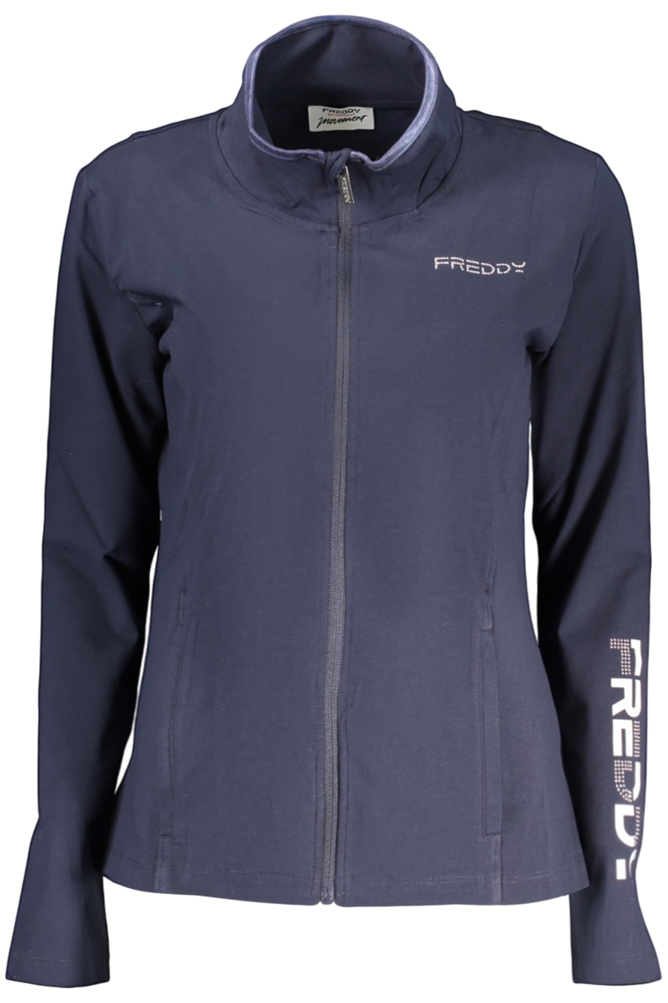 FREDDY FELPA CON ZIP DONNA BLU