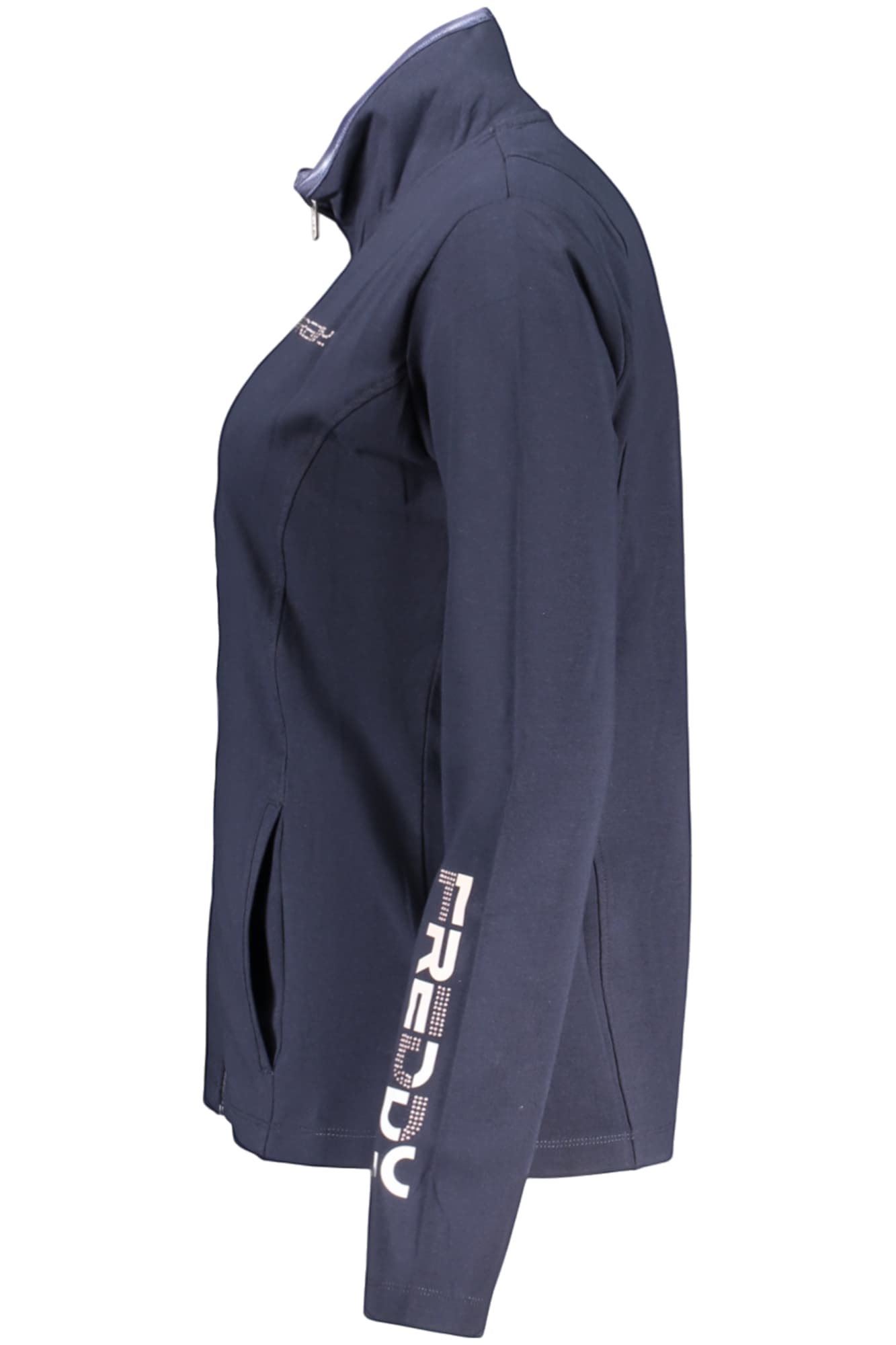 FREDDY FELPA CON ZIP DONNA BLU - Miniatura 3