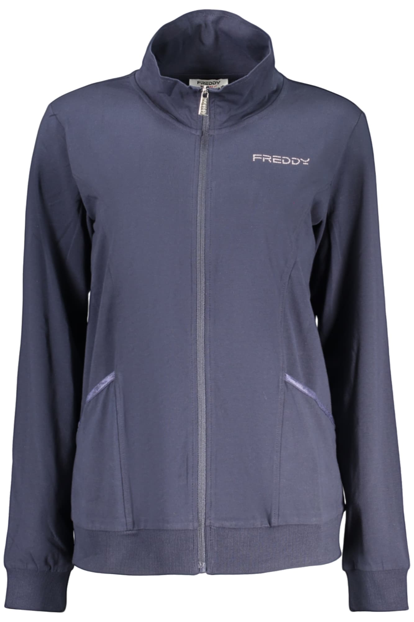 FREDDY FELPA CON ZIP DONNA BLU