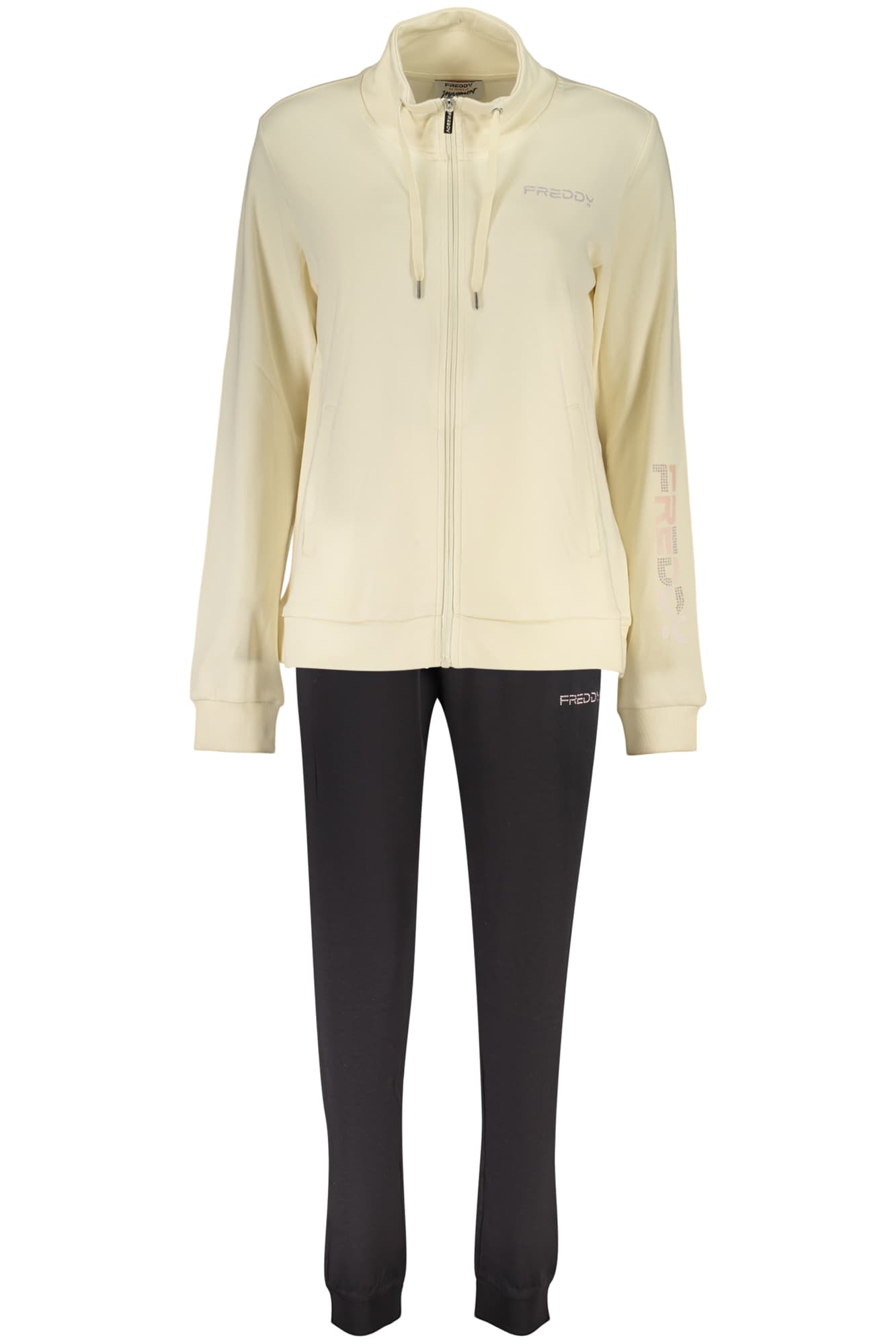FREDDY FELPA CON ZIP DONNA BEIGE