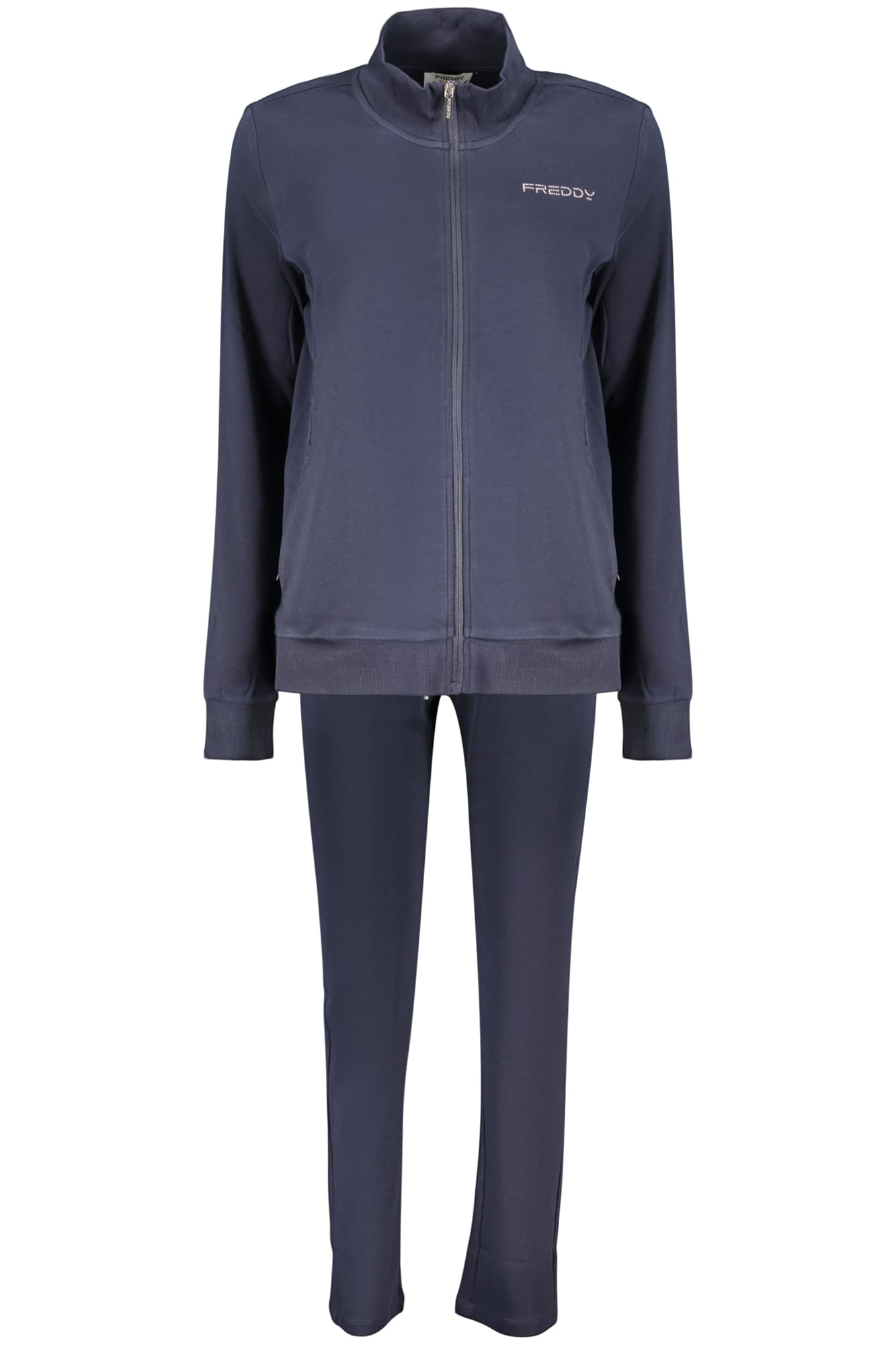 FREDDY FELPA CON ZIP DONNA BLU