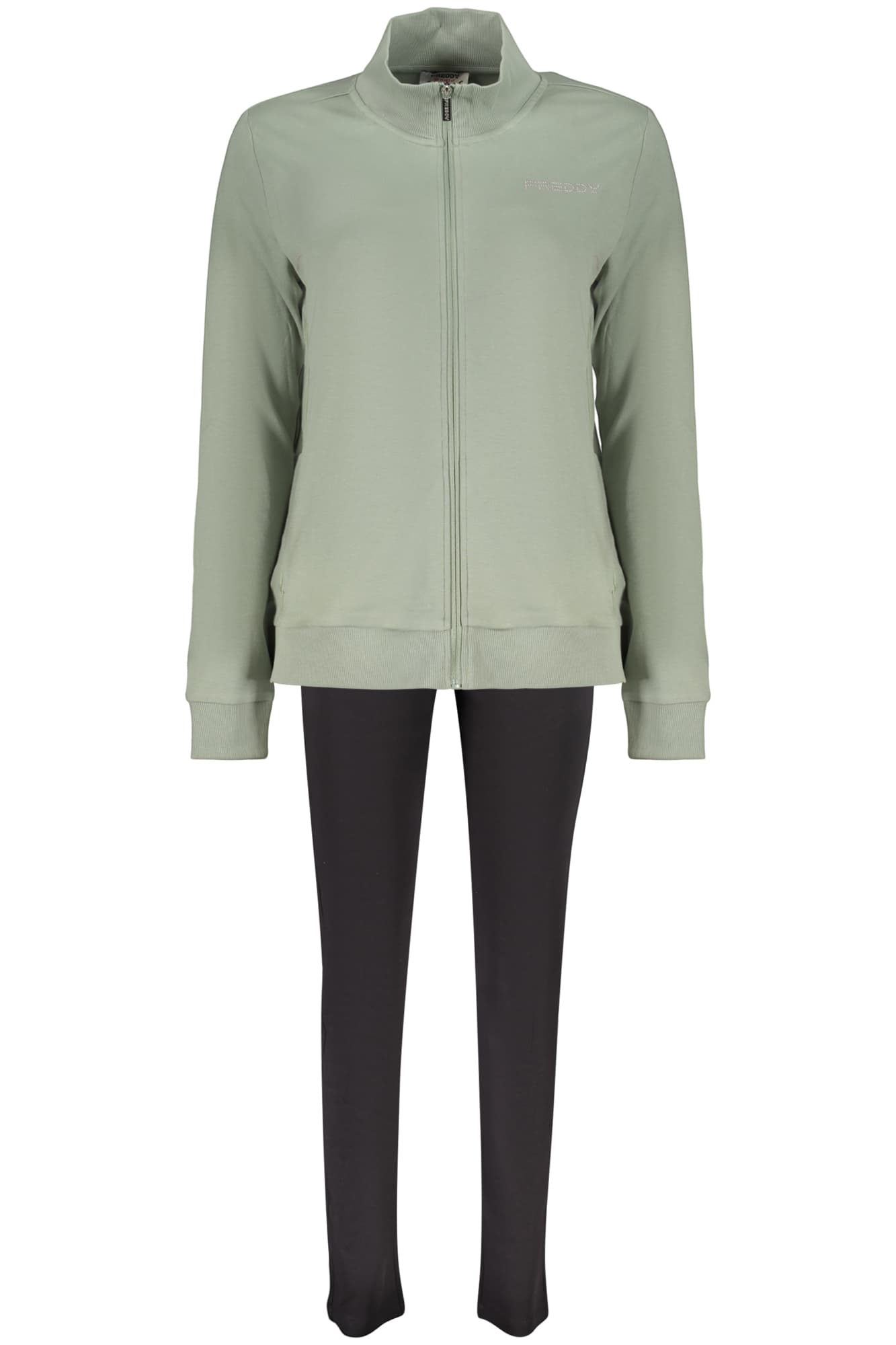 FREDDY FELPA CON ZIP DONNA VERDE
