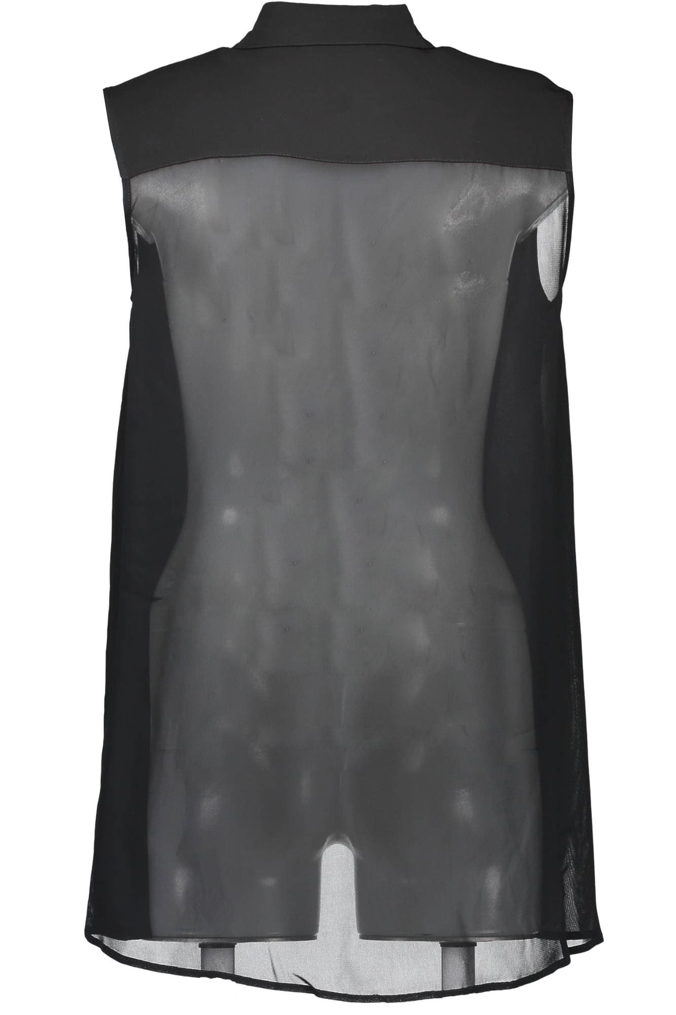LOVE MOSCHINO CAMICIA SENZA MANICHE DONNA NERO - Miniatura 2