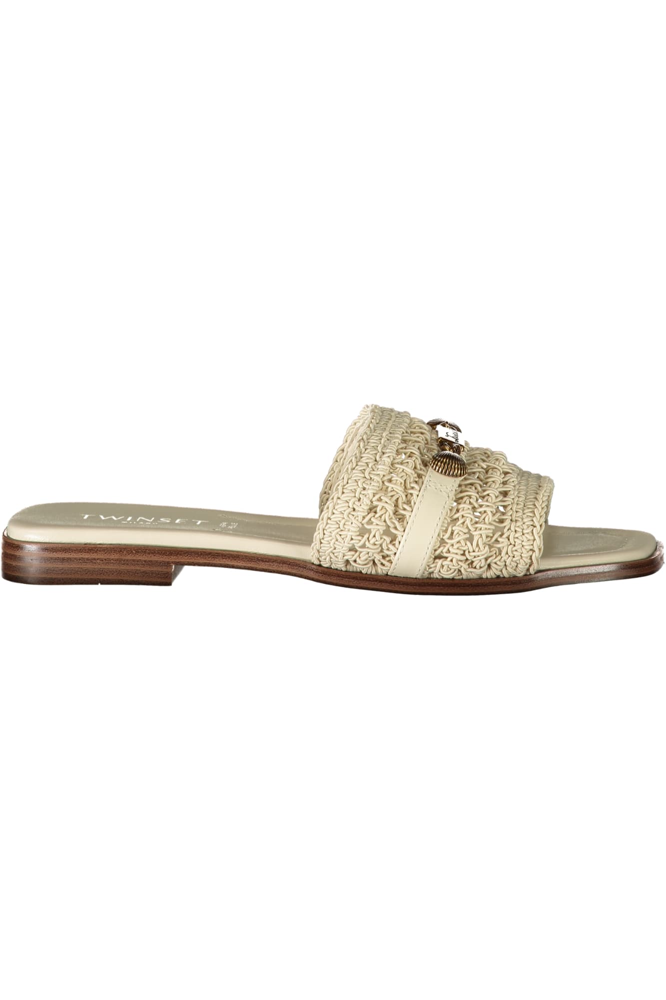 TWINSET CALZATURA SANDALO DONNA BEIGE
