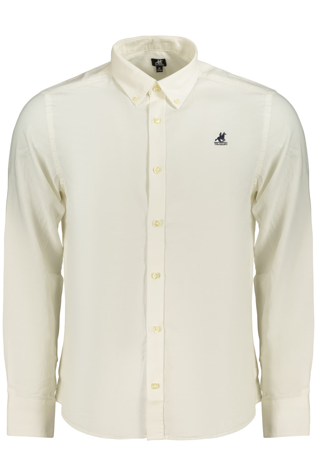 U.S. GRAND CAMICIA MANICHE LUNGHE UOMO BIANCO