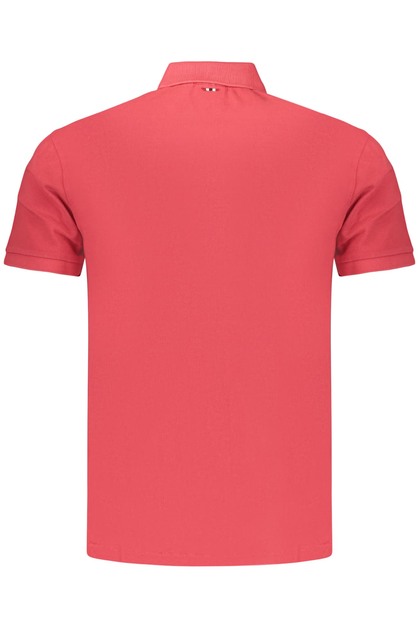 NAPAPIJRI POLO MANICHE CORTE UOMO ROSSO - Miniatura 2
