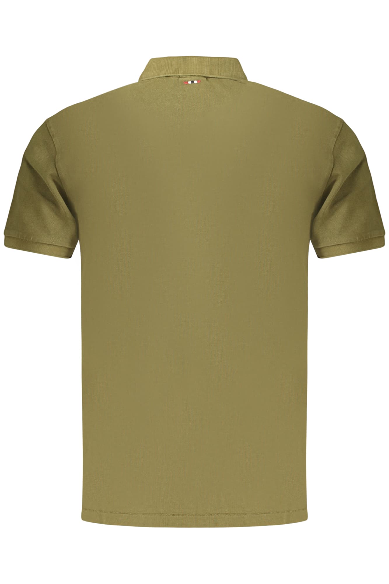 NAPAPIJRI POLO MANICHE CORTE UOMO VERDE - Miniatura 2