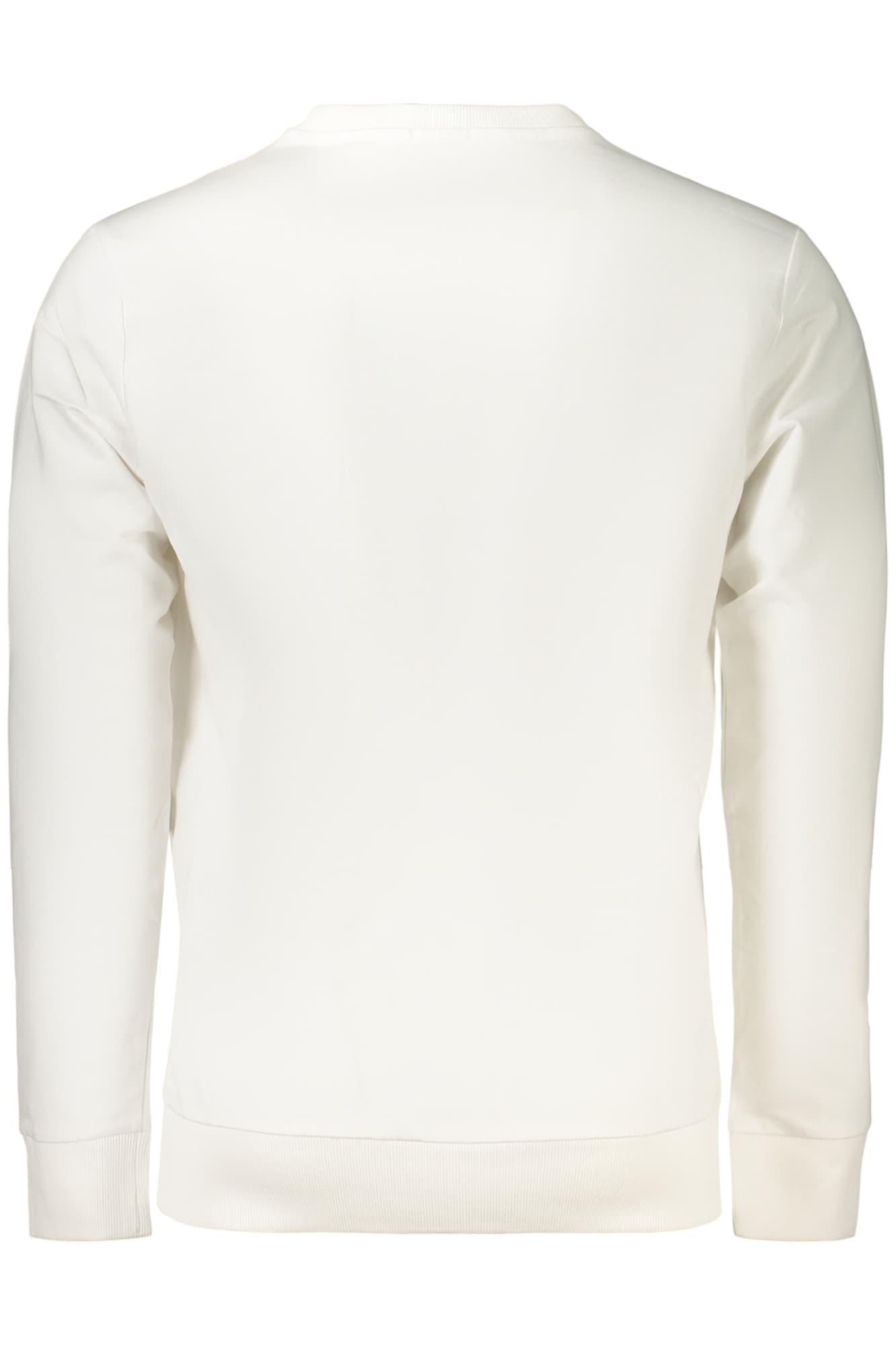 RIFLE FELPA SENZA ZIP UOMO BIANCO - Miniatura 2