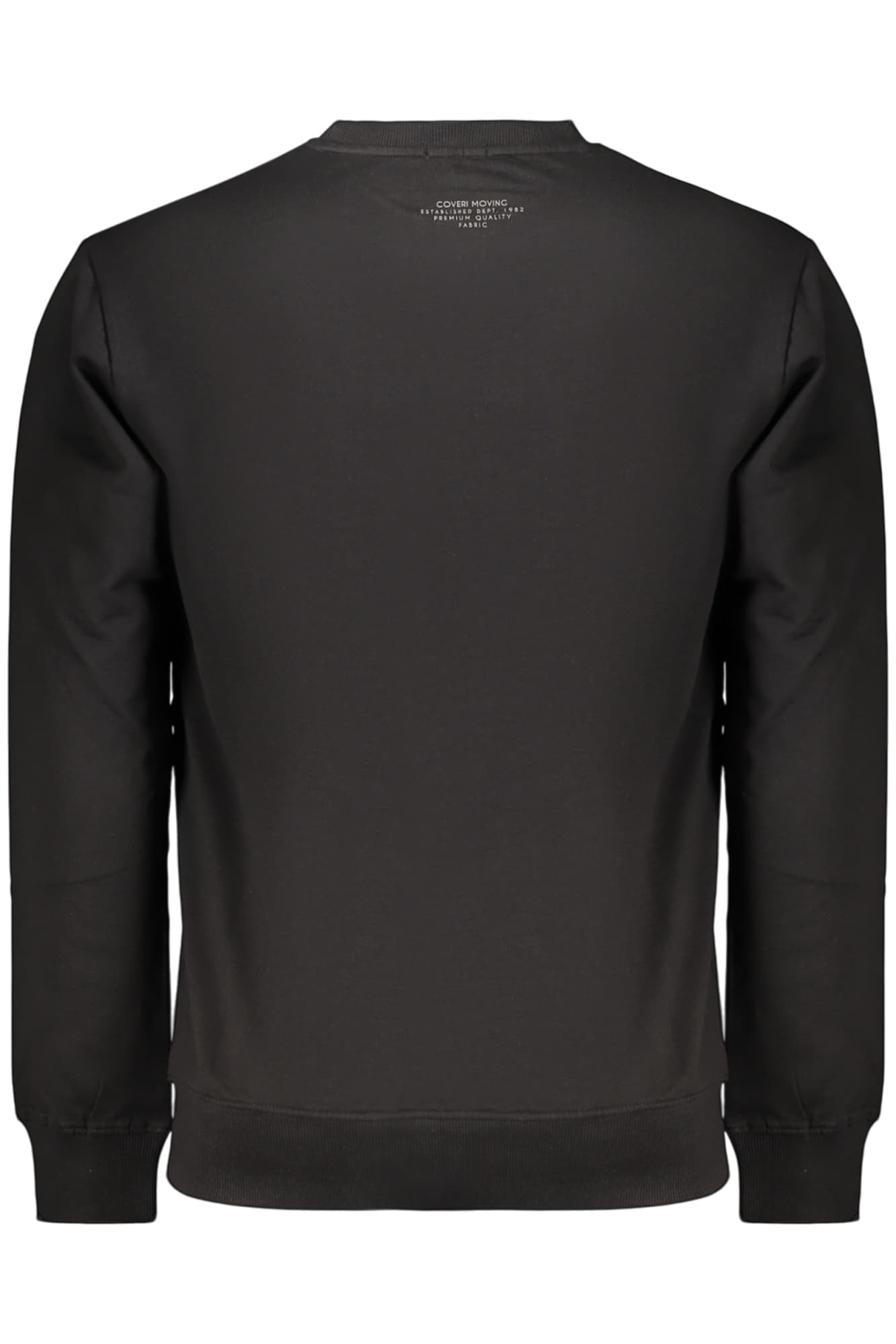 COVERI MOVING FELPA SENZA ZIP UOMO NERO - Miniatura 2