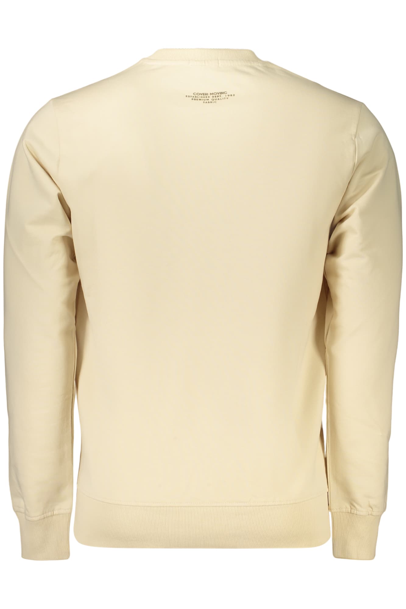 COVERI MOVING FELPA SENZA ZIP UOMO BEIGE - Miniatura 2
