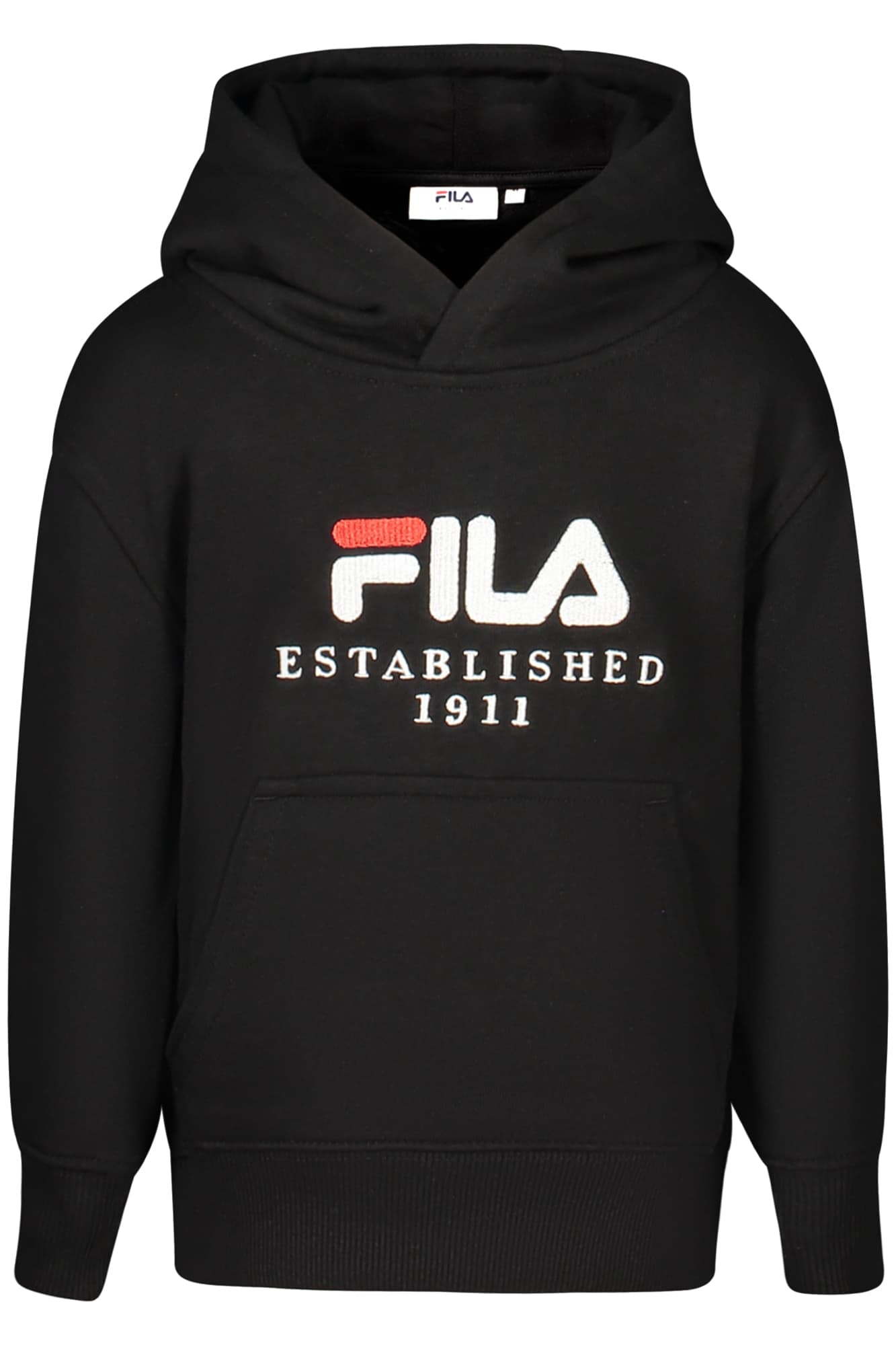 FILA FELPA SENZA ZIP BAMBINO NERO