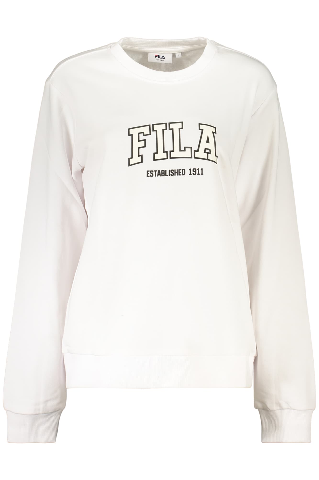 FILA FELPA SENZA ZIP DONNA BIANCO