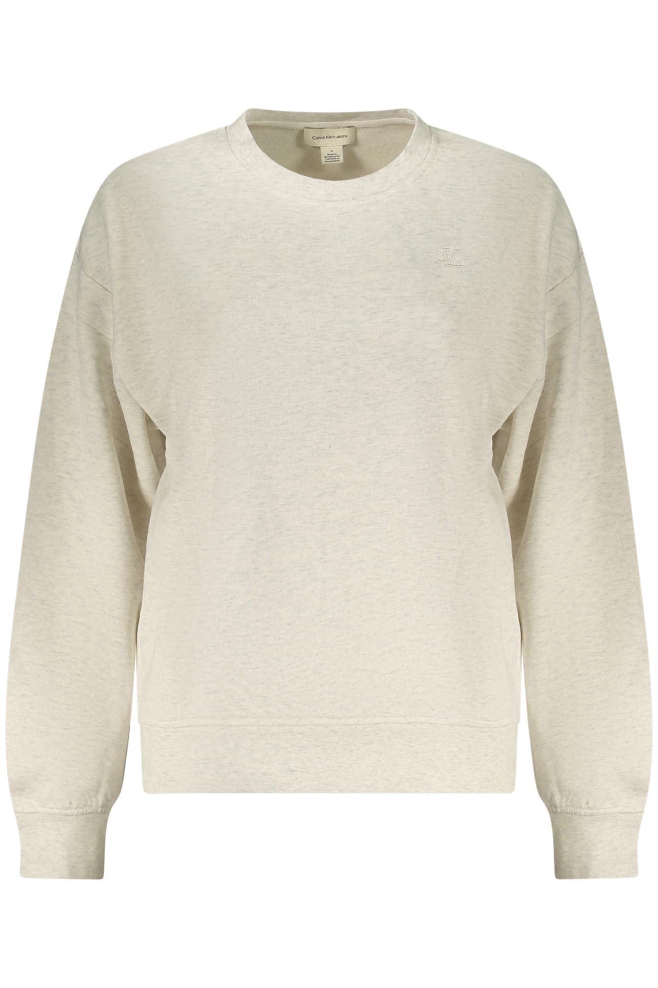 CALVIN KLEIN FELPA SENZA ZIP DONNA GRIGIO