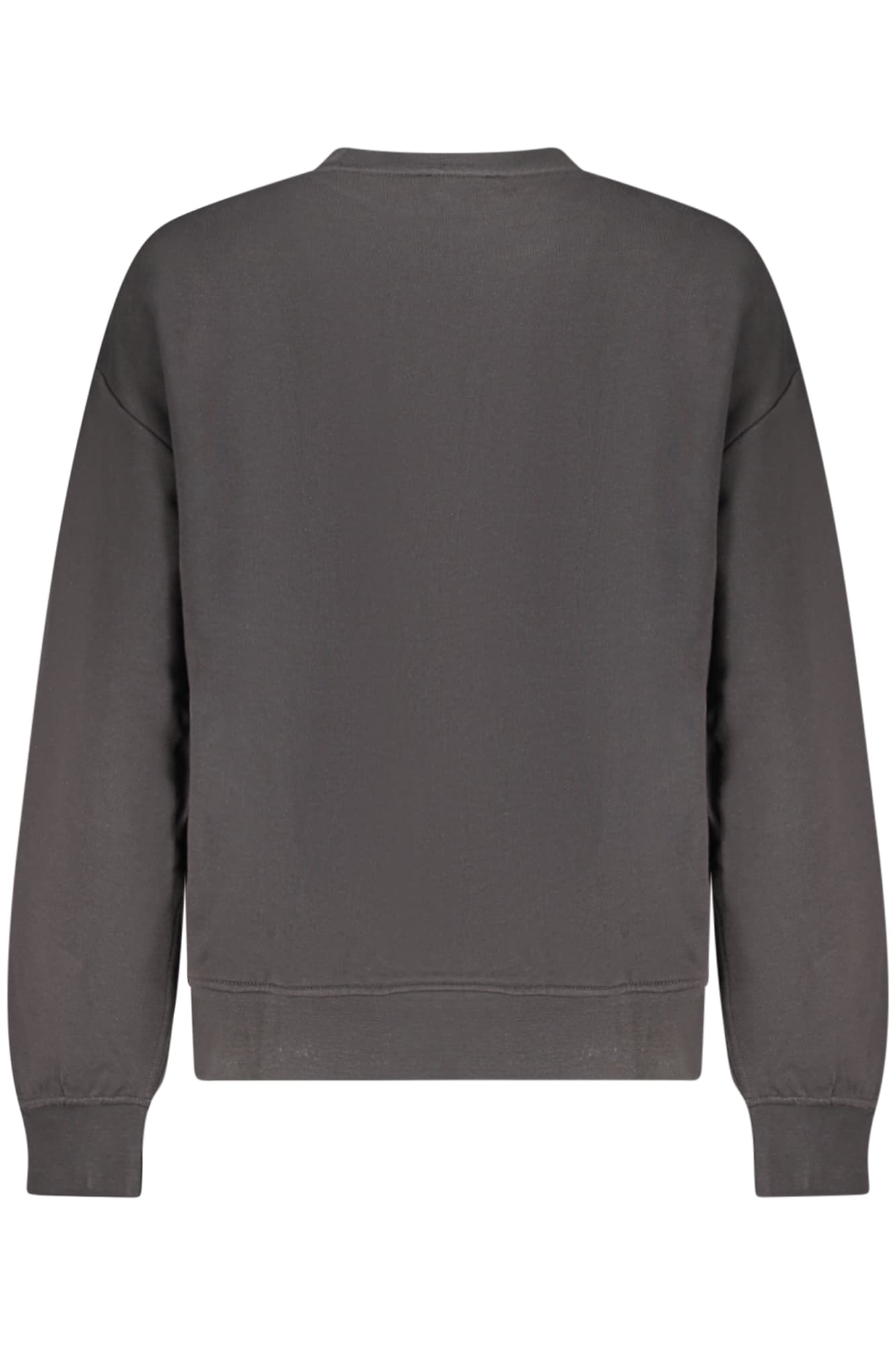 CALVIN KLEIN FELPA SENZA ZIP DONNA NERO - Miniatura 2