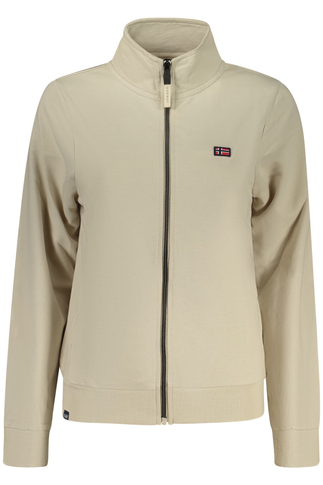 NORWAY 1963 FELPA CON ZIP DONNA BEIGE